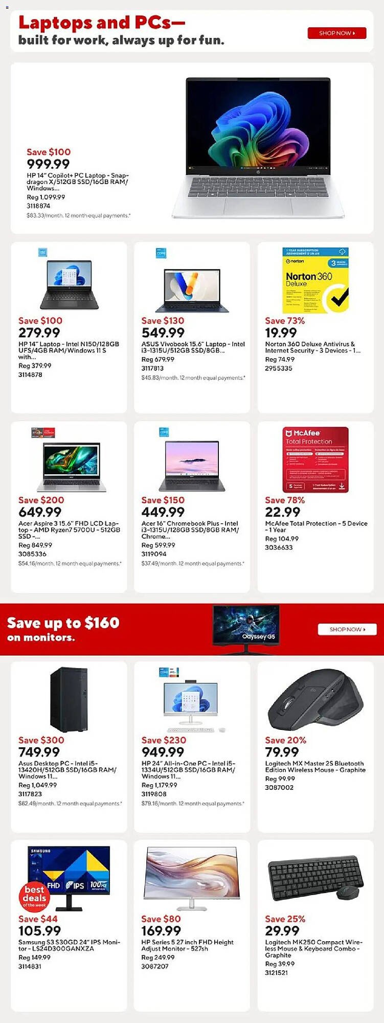 Staples flyer
