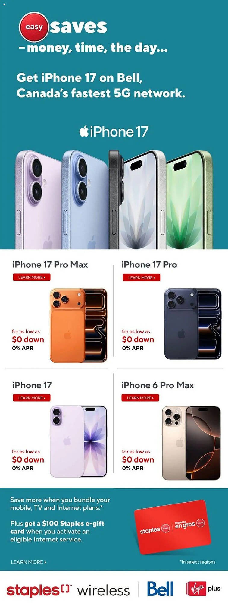 Staples flyer