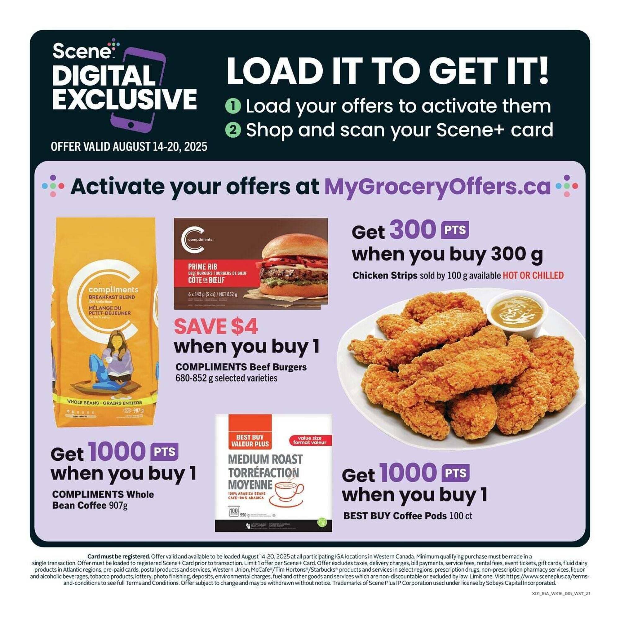 IGA flyer