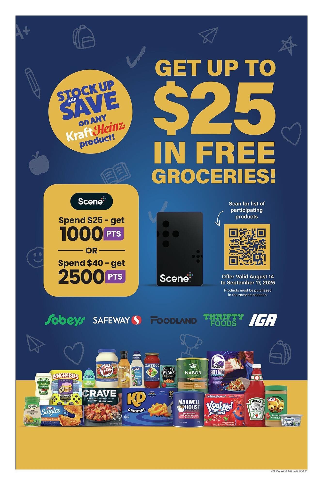 IGA flyer