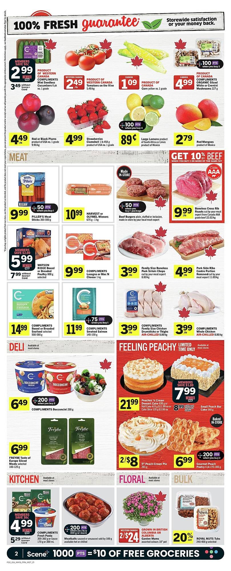 IGA flyer
