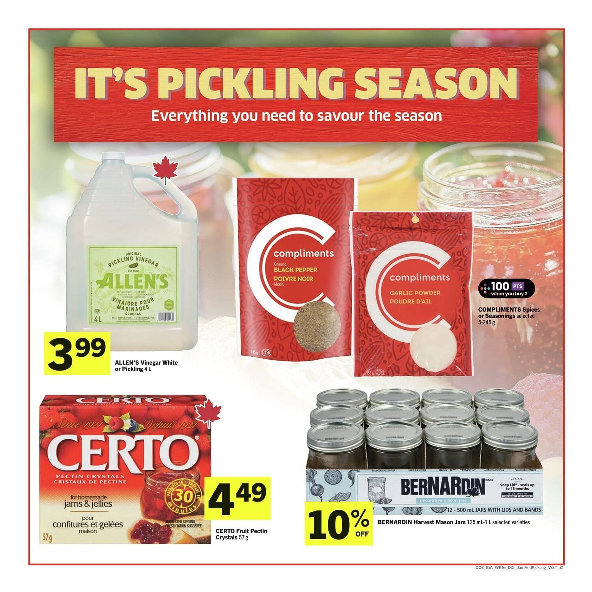 IGA flyer