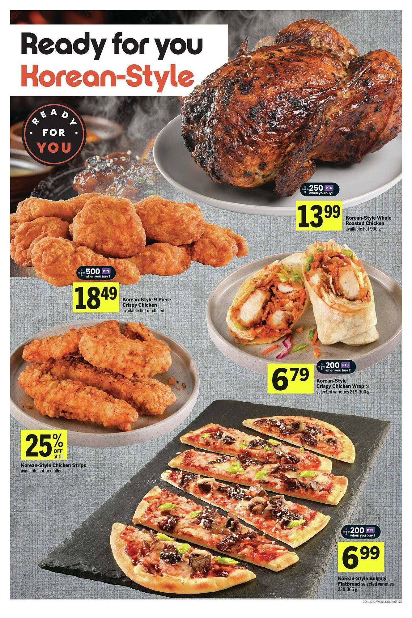 IGA flyer