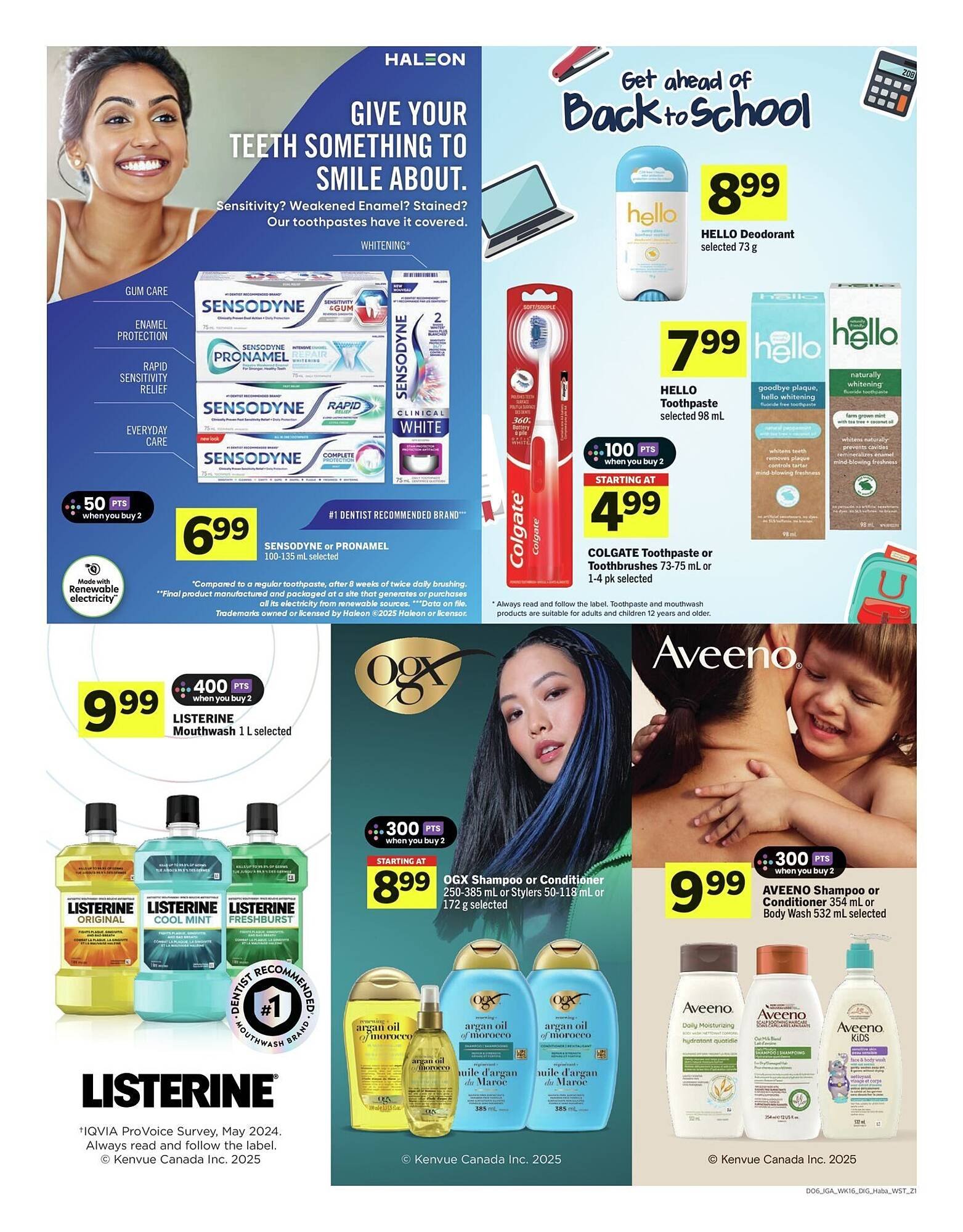 IGA flyer