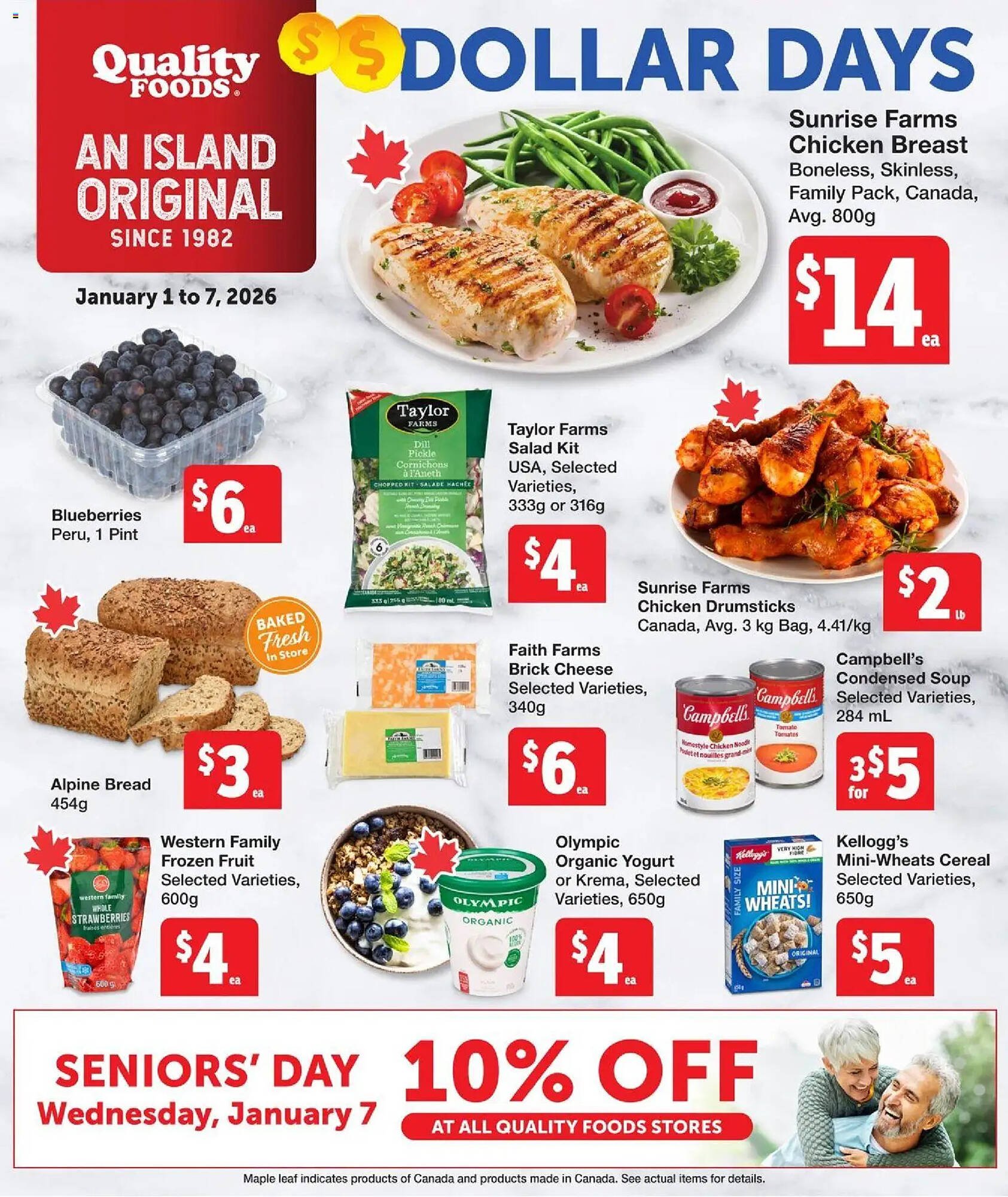 Quality Foods flyer (2026-01-01 - 2026-01-07) | 1