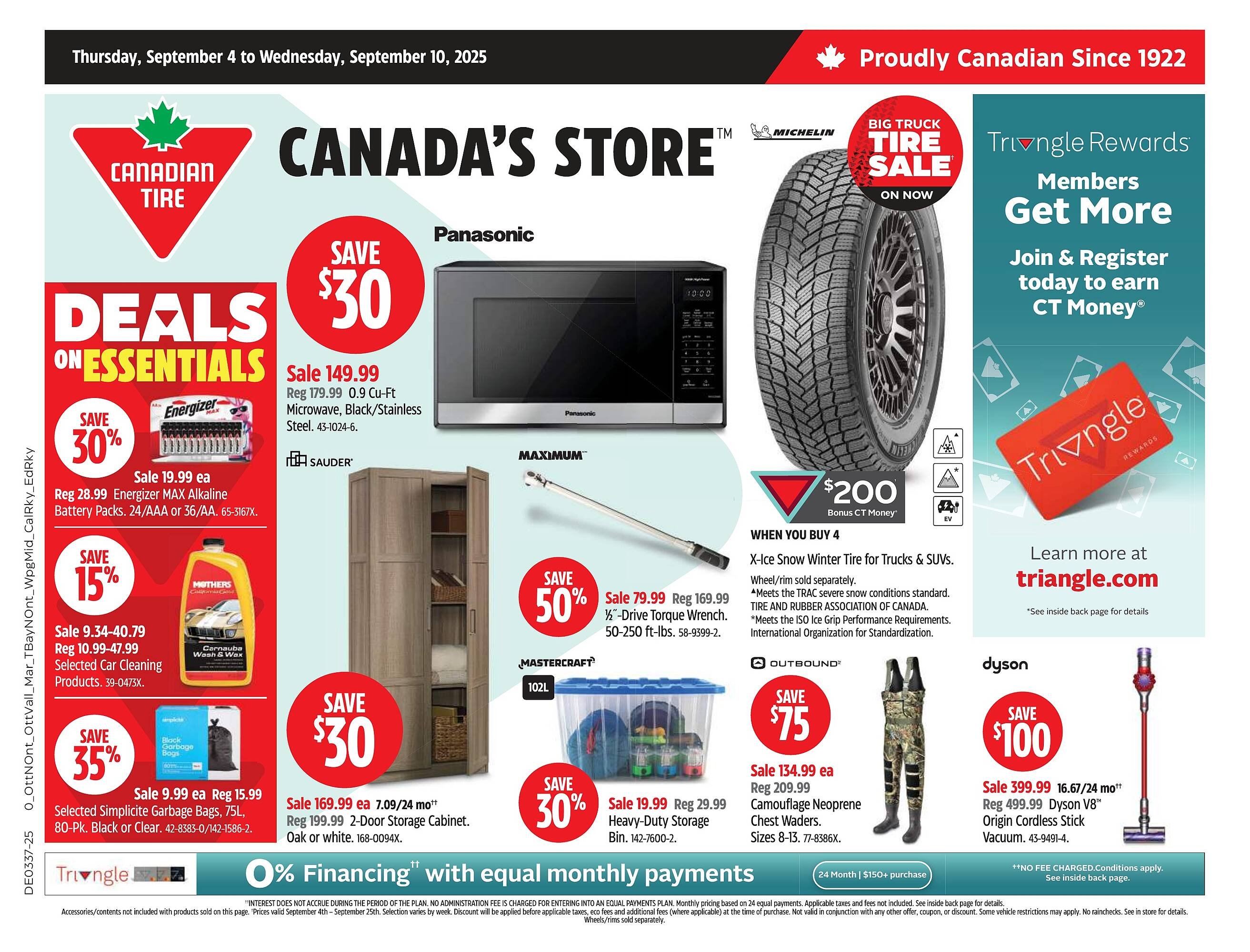 Canadian Tire flyer (2025-09-04 - 2025-09-10) | 1