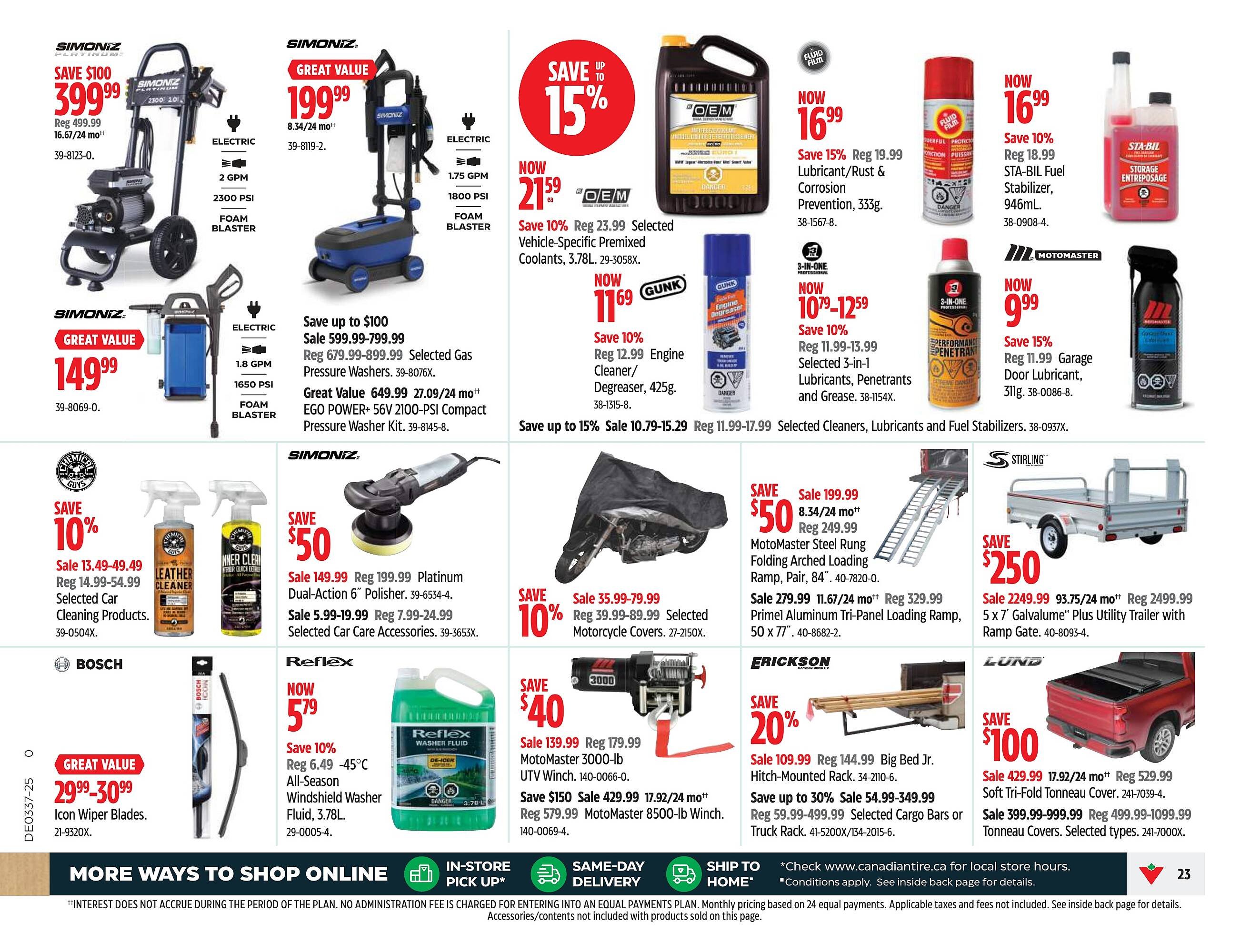 Canadian Tire flyer