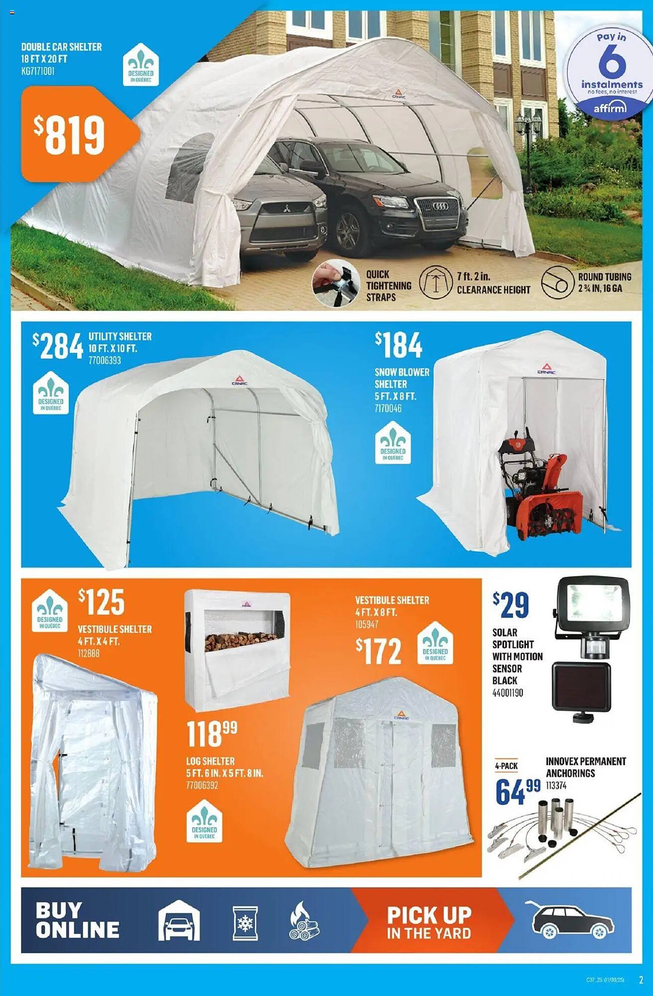 Canac flyer