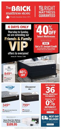 The Brick flyer (2026-01-29 - 2026-02-09)