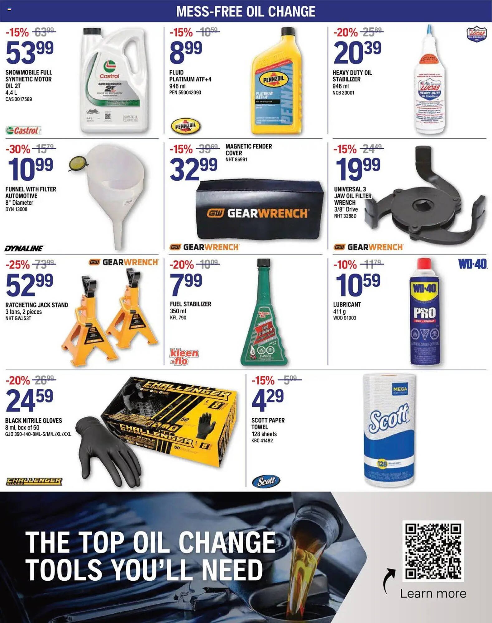 NAPA Auto Parts flyer