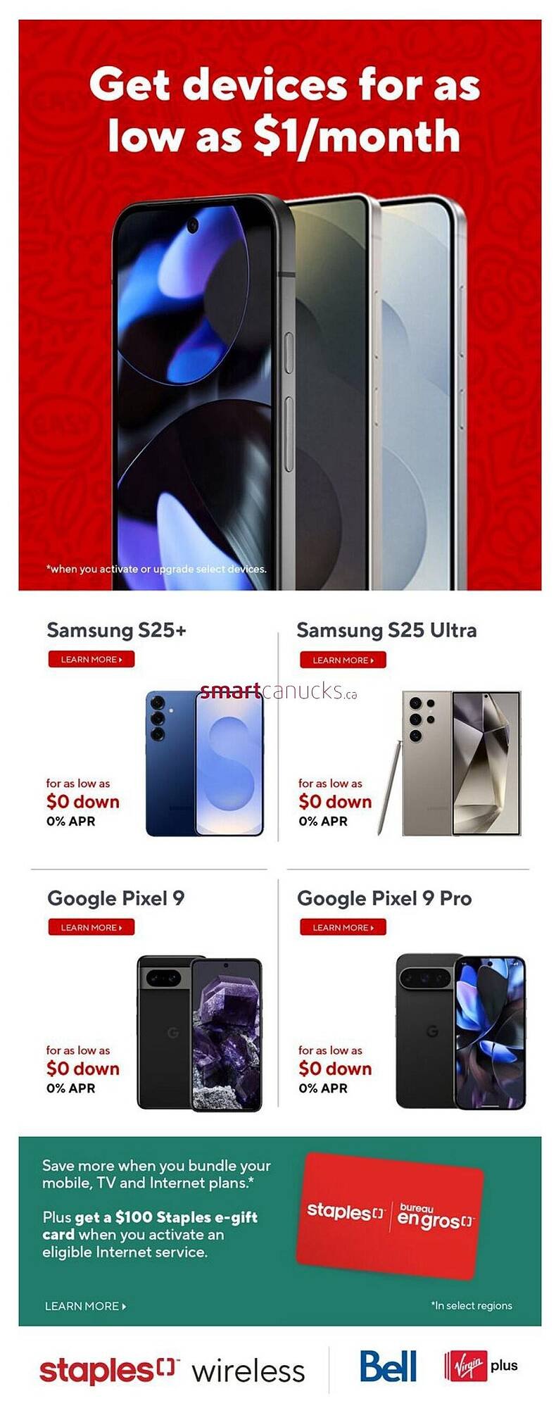 Staples flyer