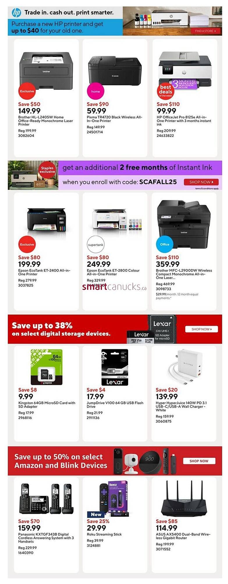 Staples flyer