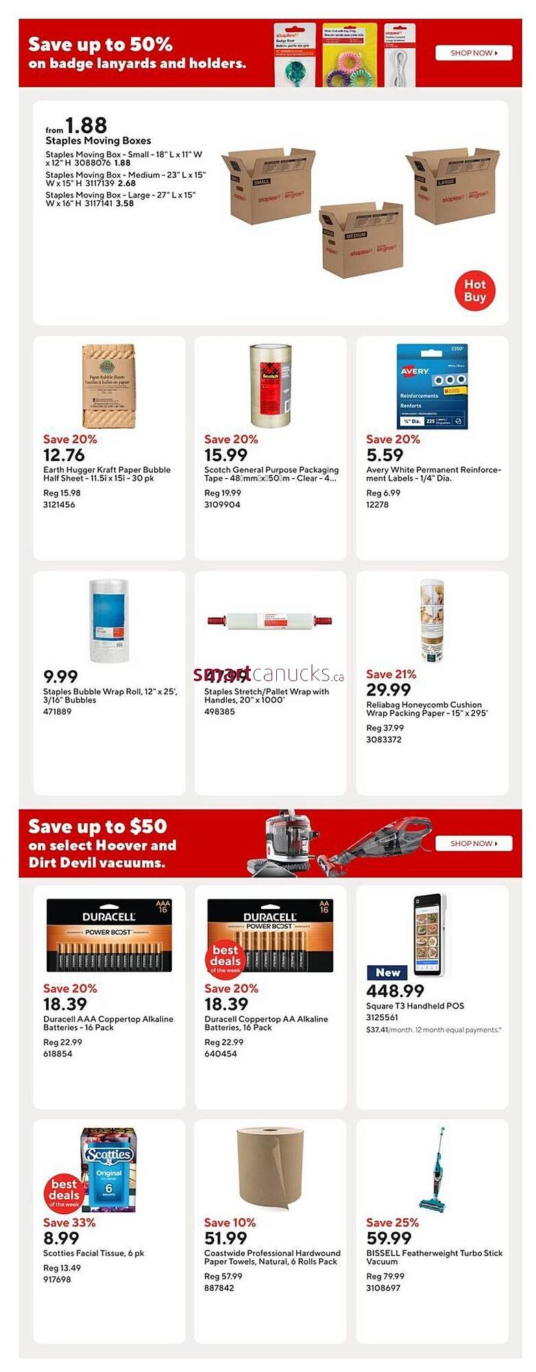 Staples flyer