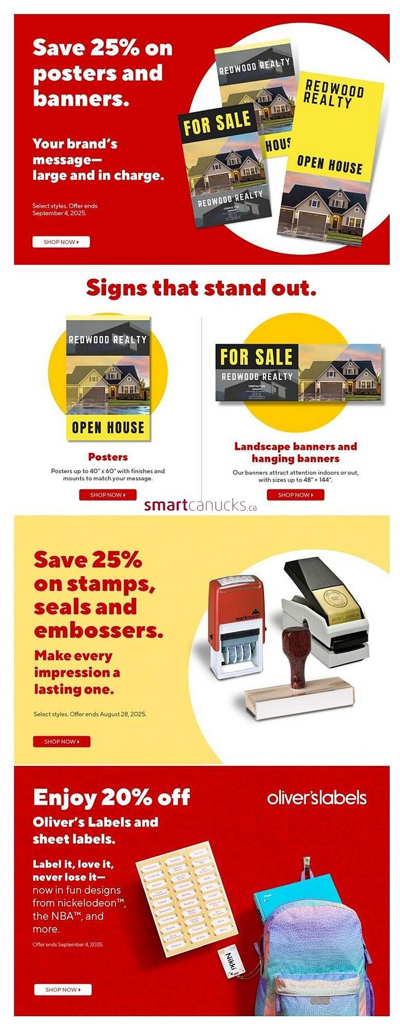Staples flyer