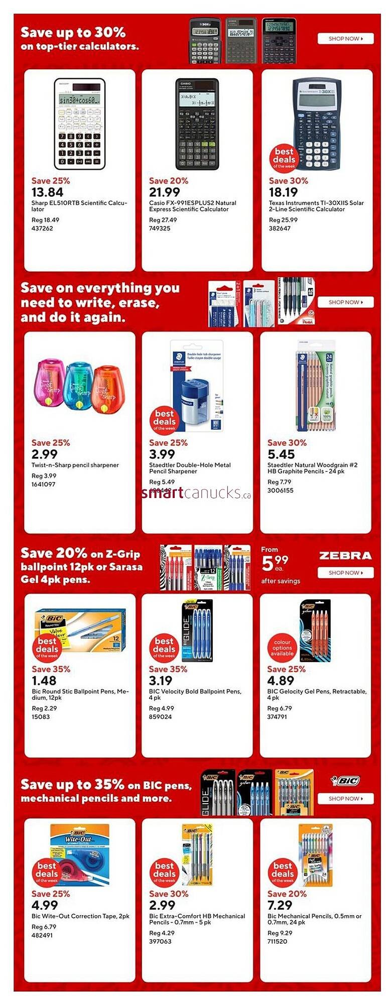 Staples flyer
