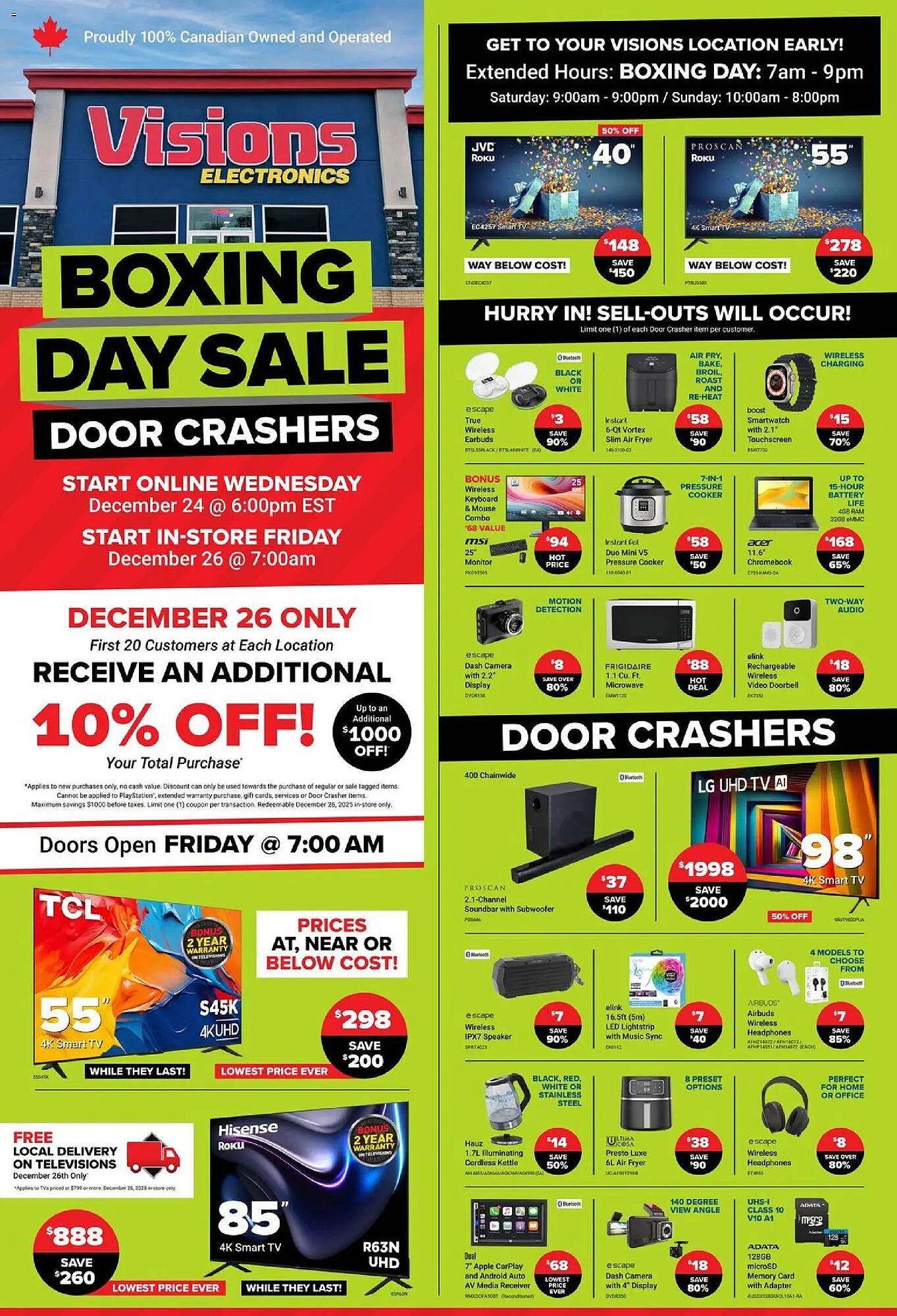 Visions Electronics flyer (2025-12-24 - 2026-01-02) | 1