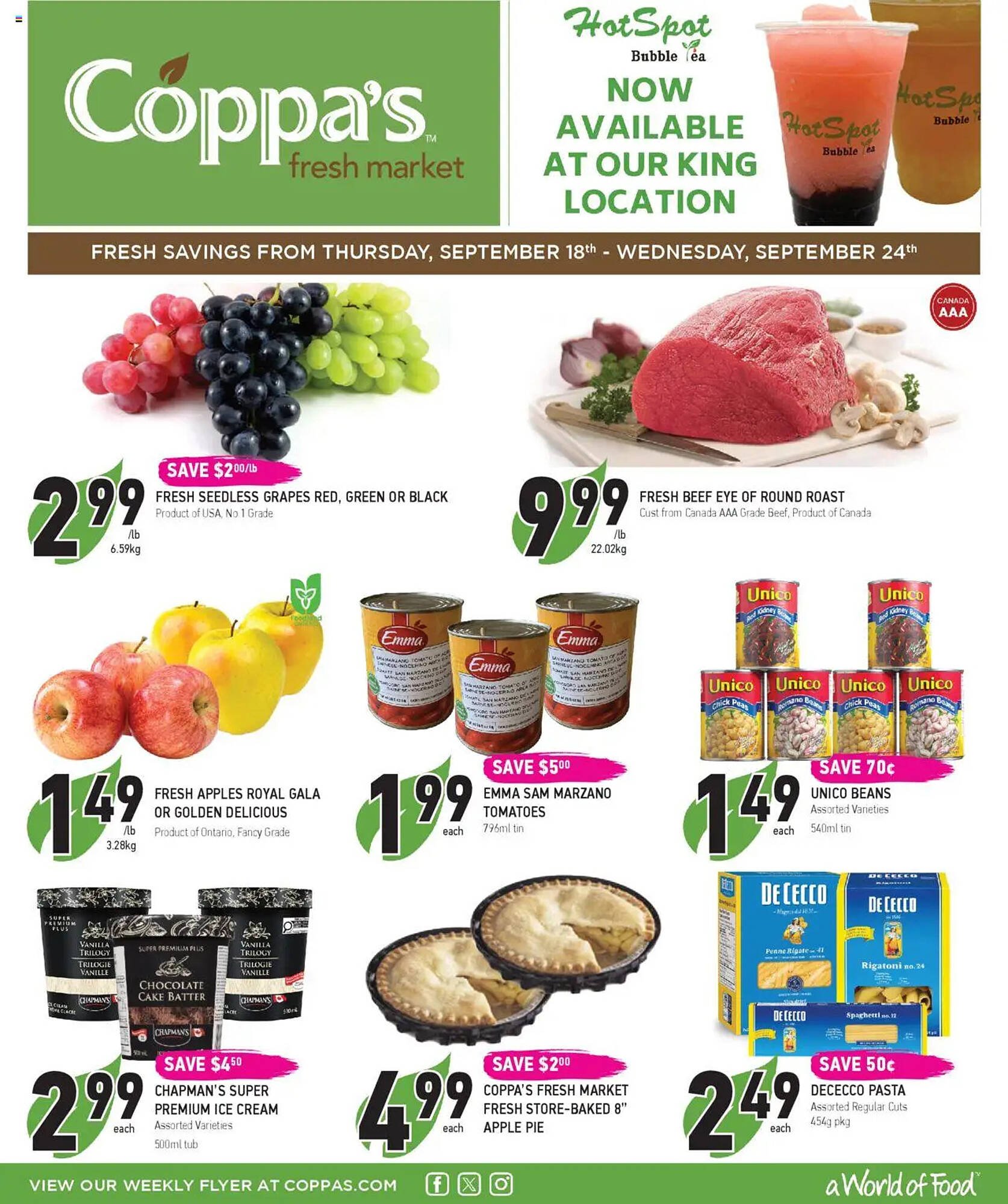 Coppa&#039;s Fresh Market flyer (2025-09-18 - 2025-09-25) | 1
