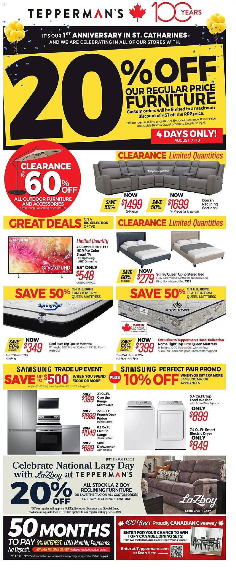 Tepperman's flyer