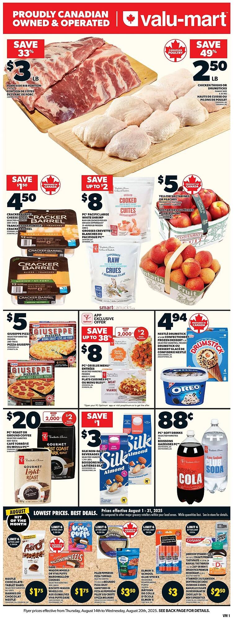 Valu-mart flyer (2025-08-14 - 2025-08-20) | 1
