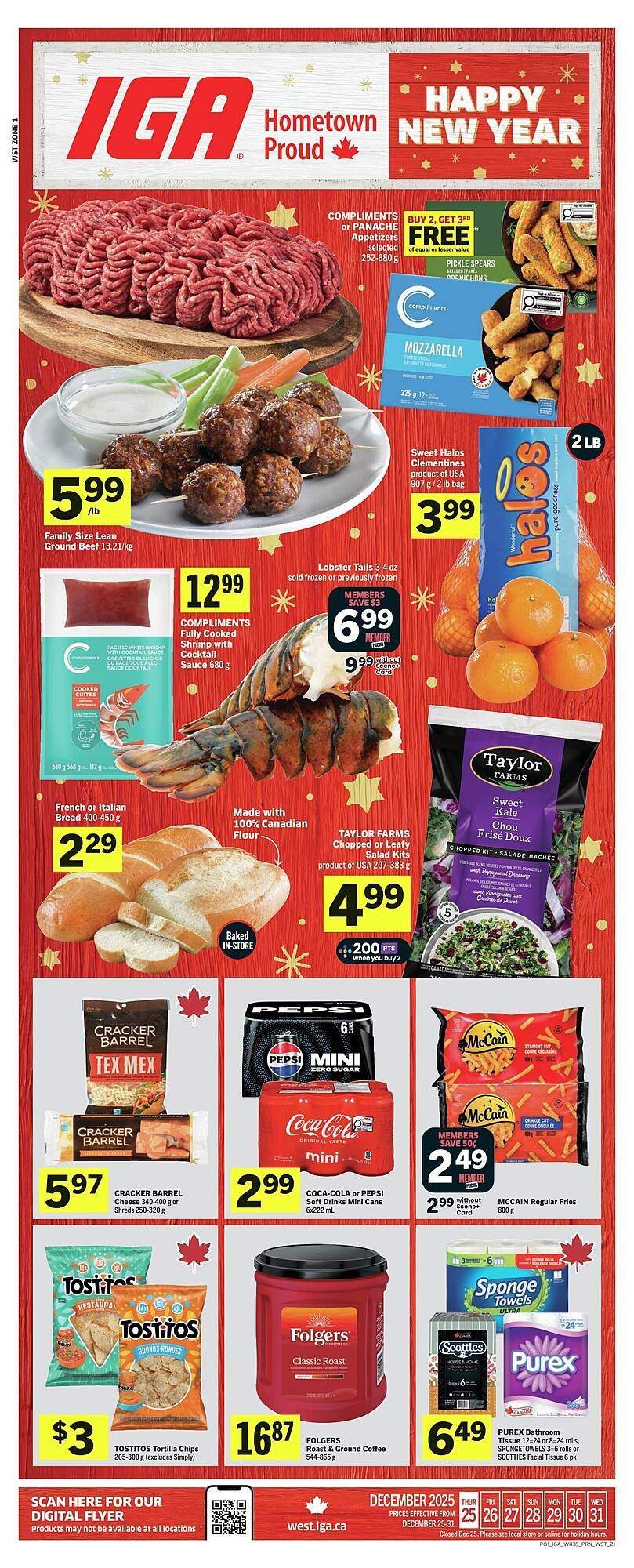 IGA flyer