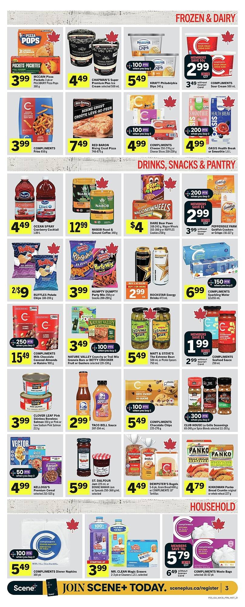 IGA flyer