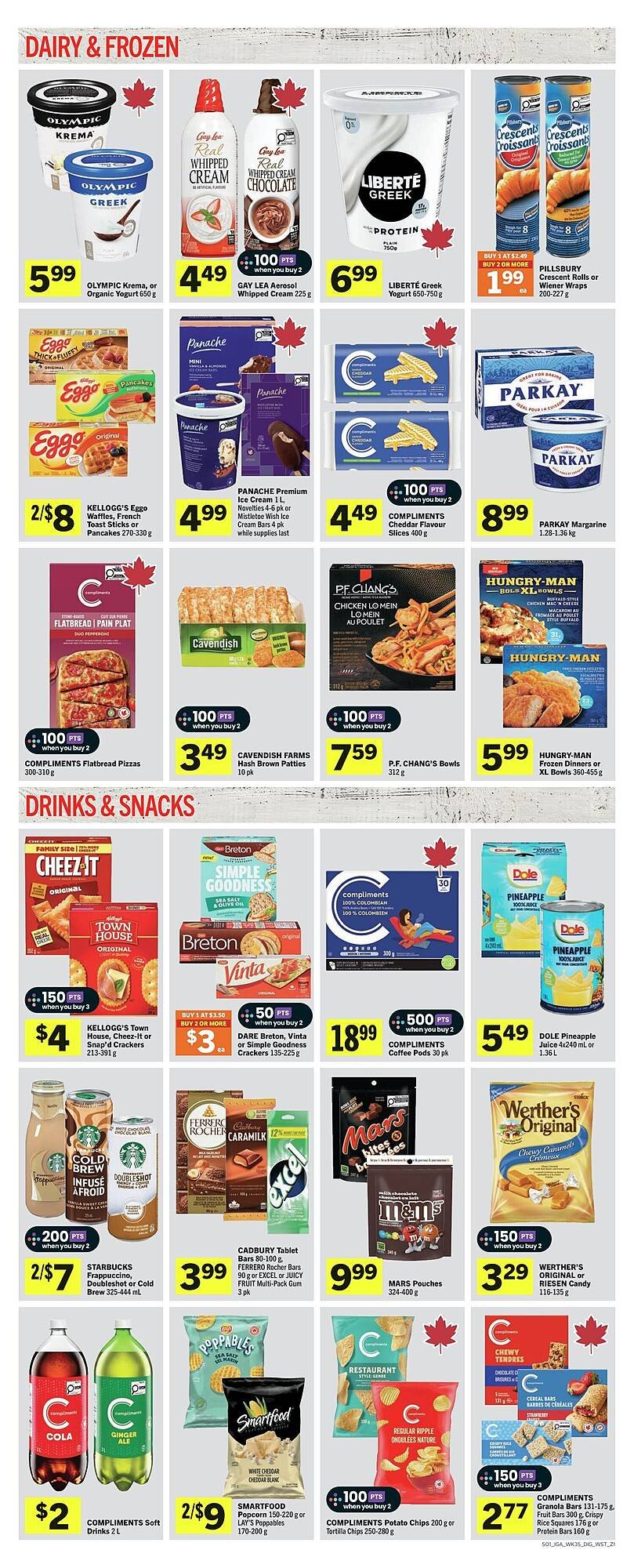 IGA flyer
