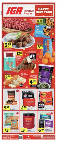 IGA flyer