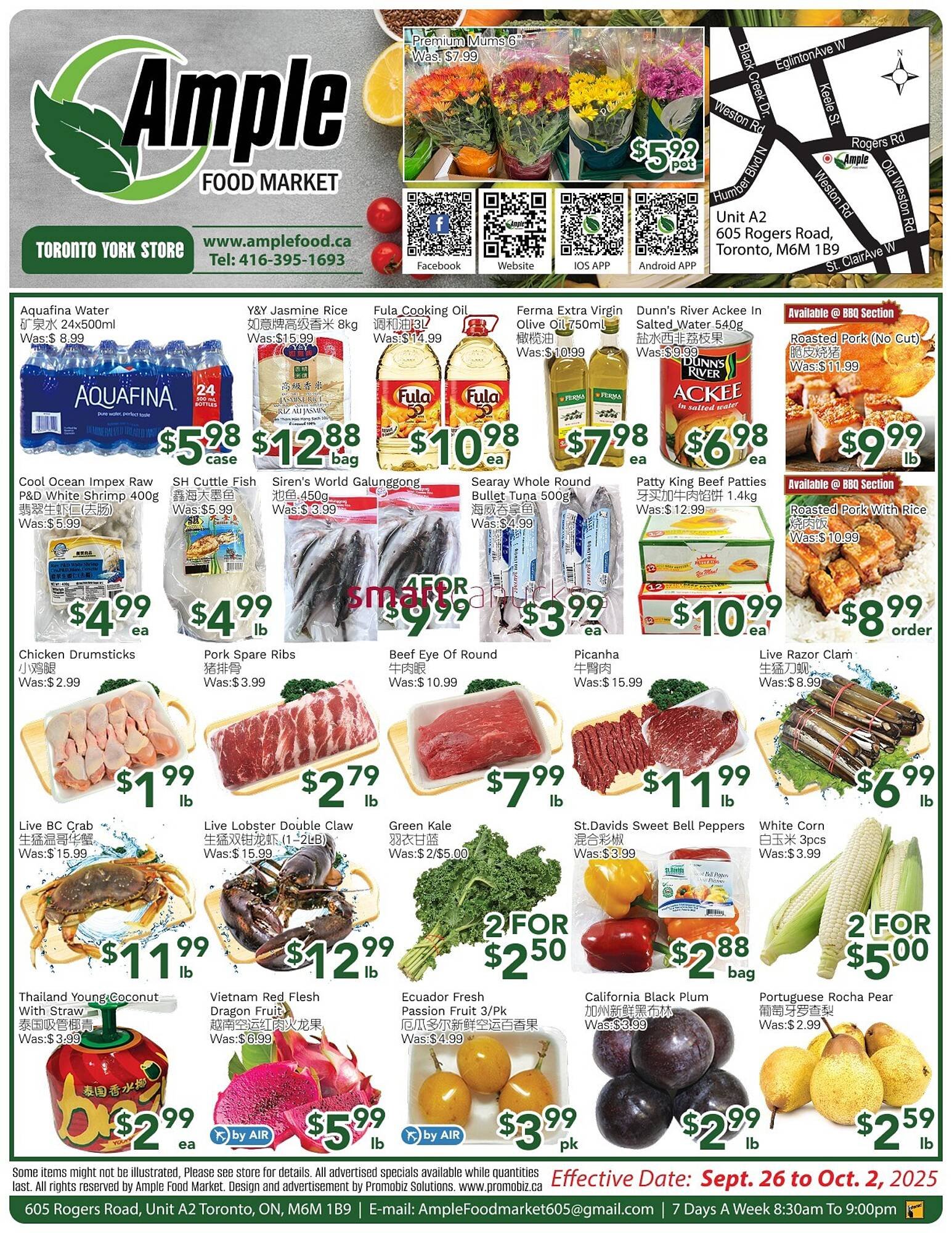 Ample Food Market flyer (2025-09-26 - 2025-10-02) | 1