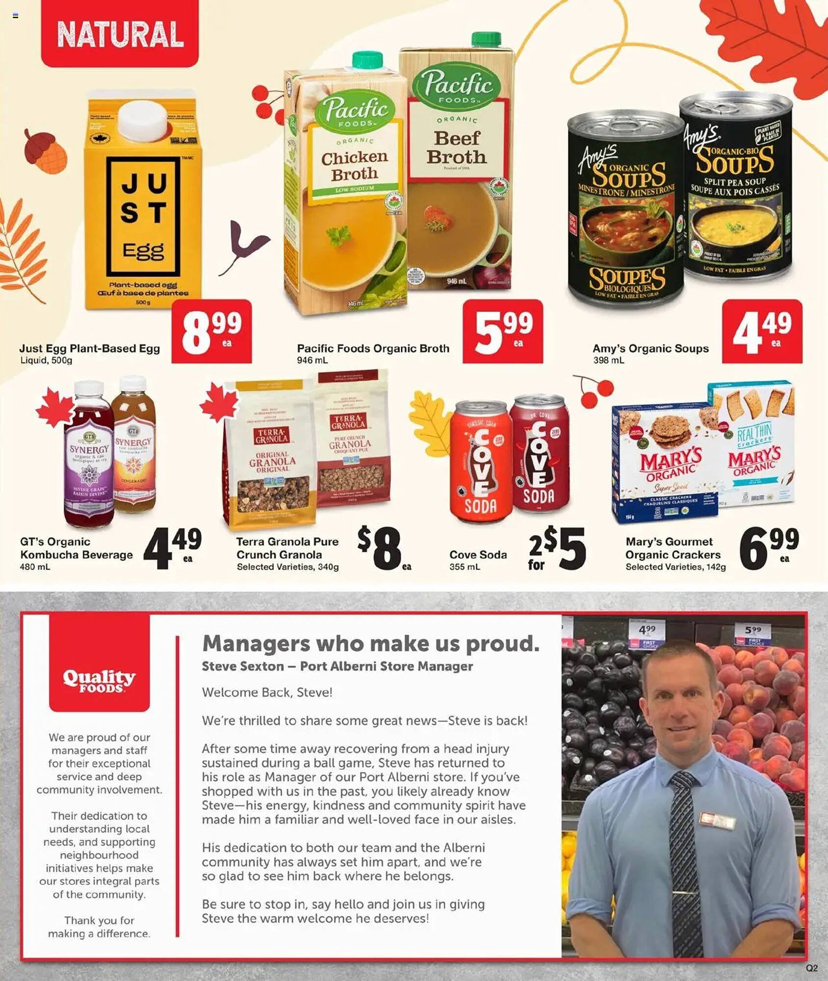 Quality Foods flyer