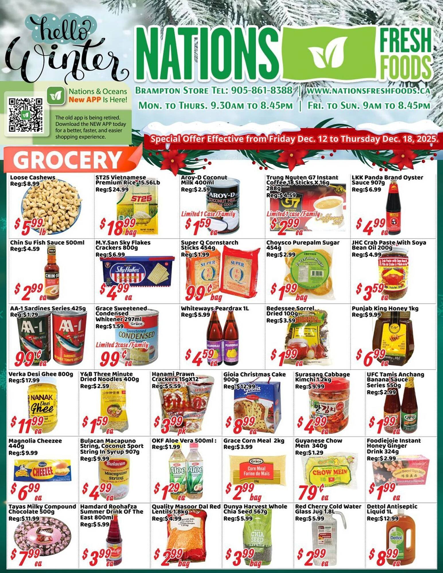 Oceans Fresh Food Market flyer (2025-12-12 - 2025-12-18) | 1