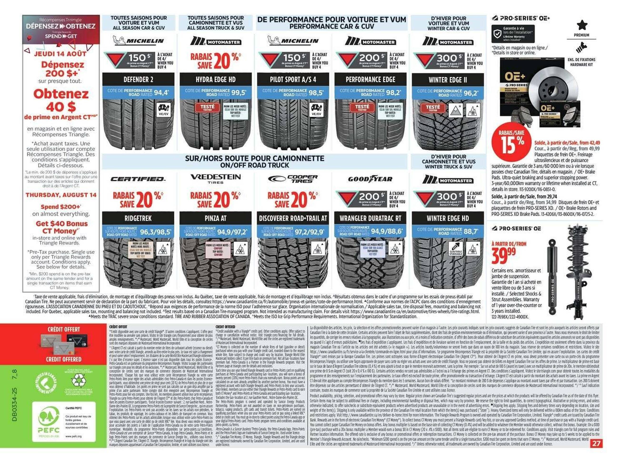 Canadian Tire flyer