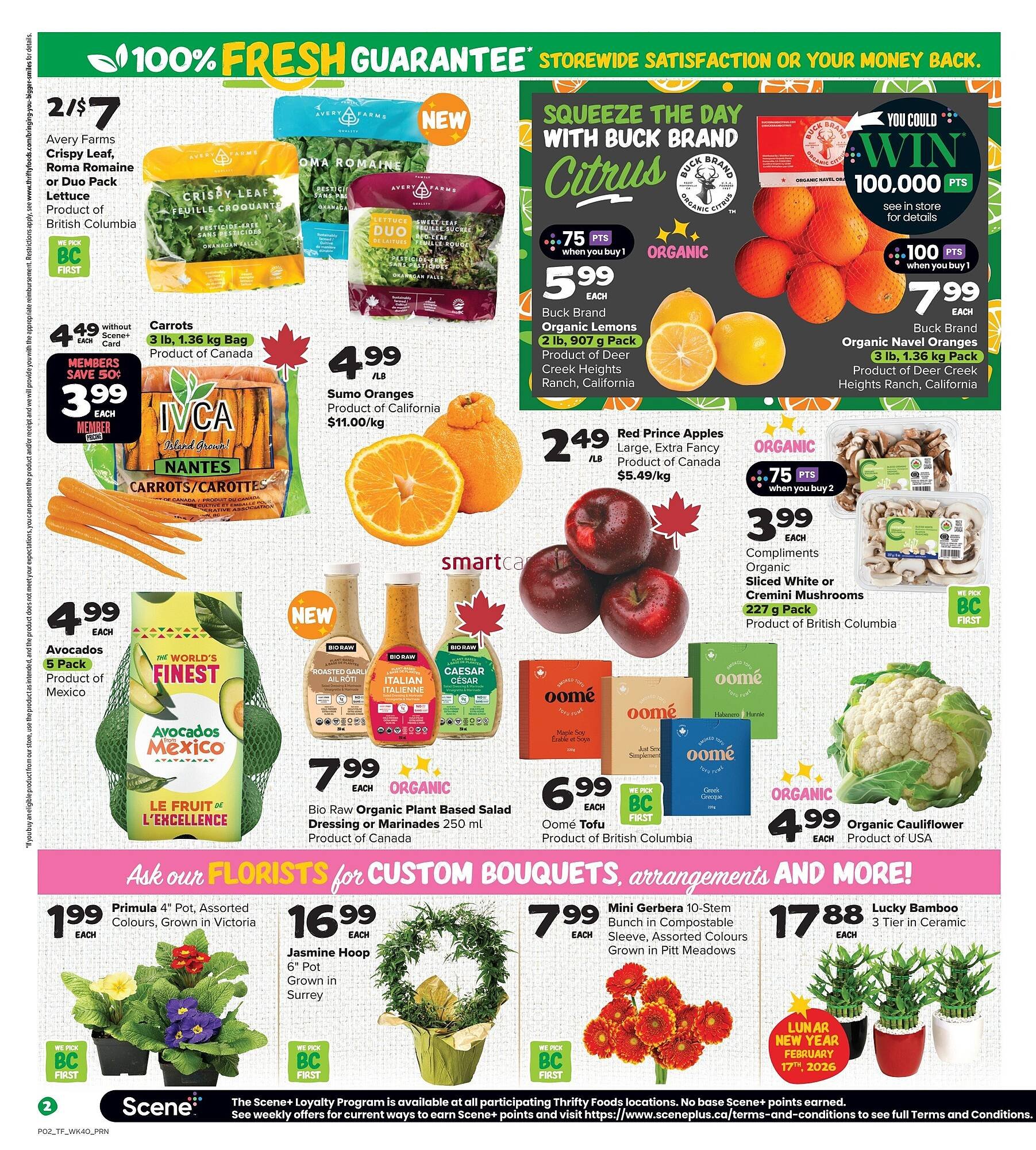 Thrifty Foods flyer