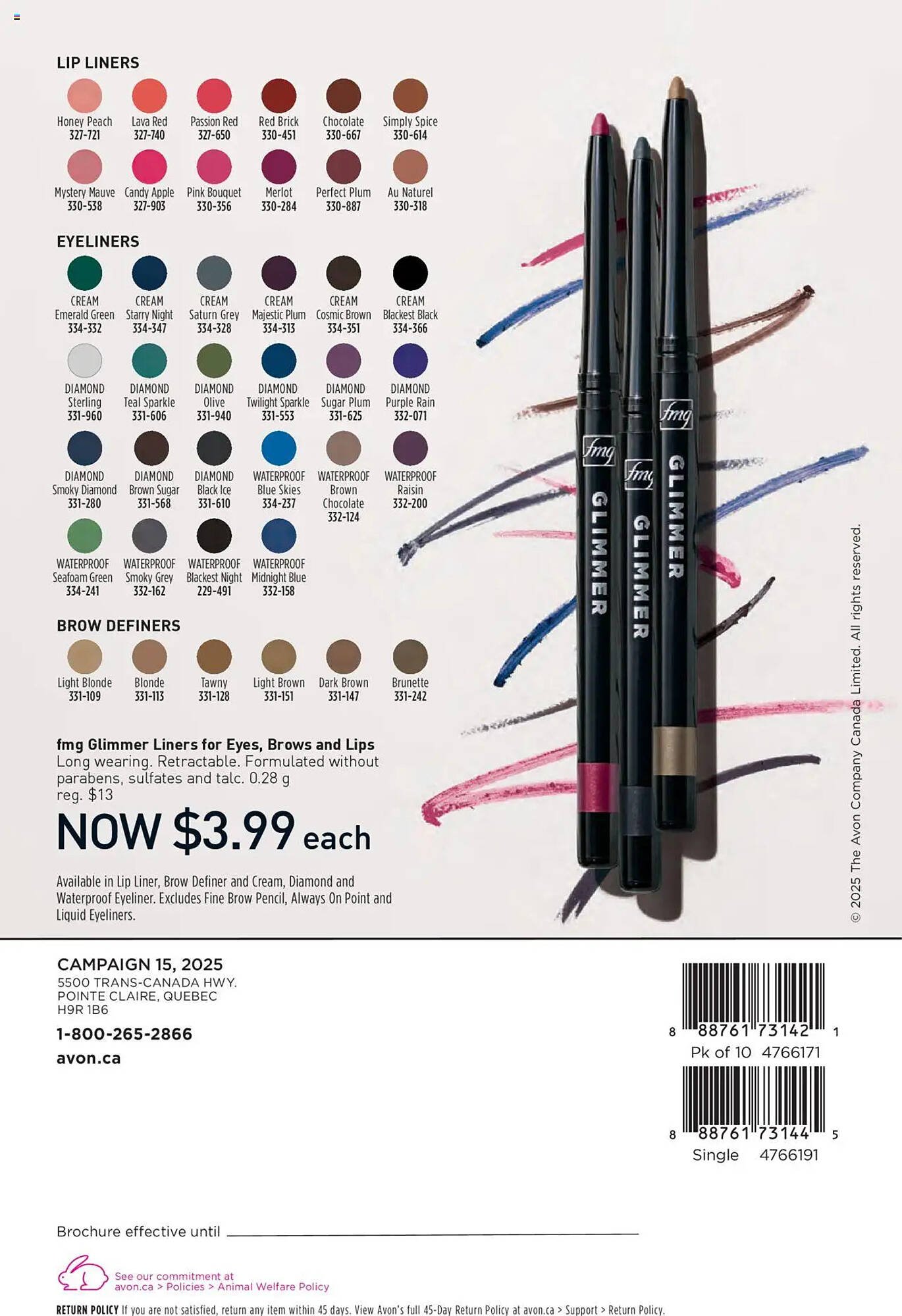AVON flyer
