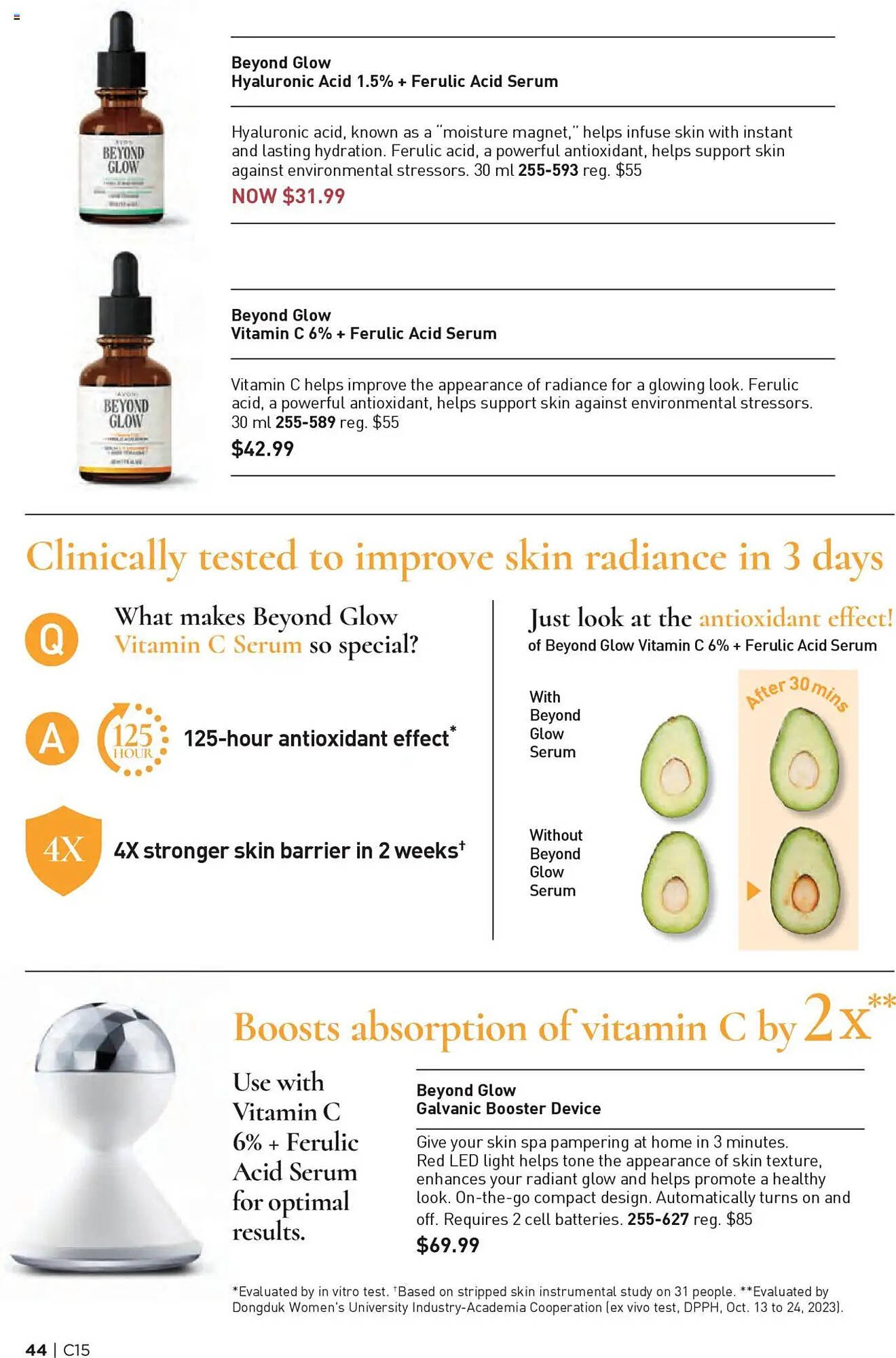 AVON flyer