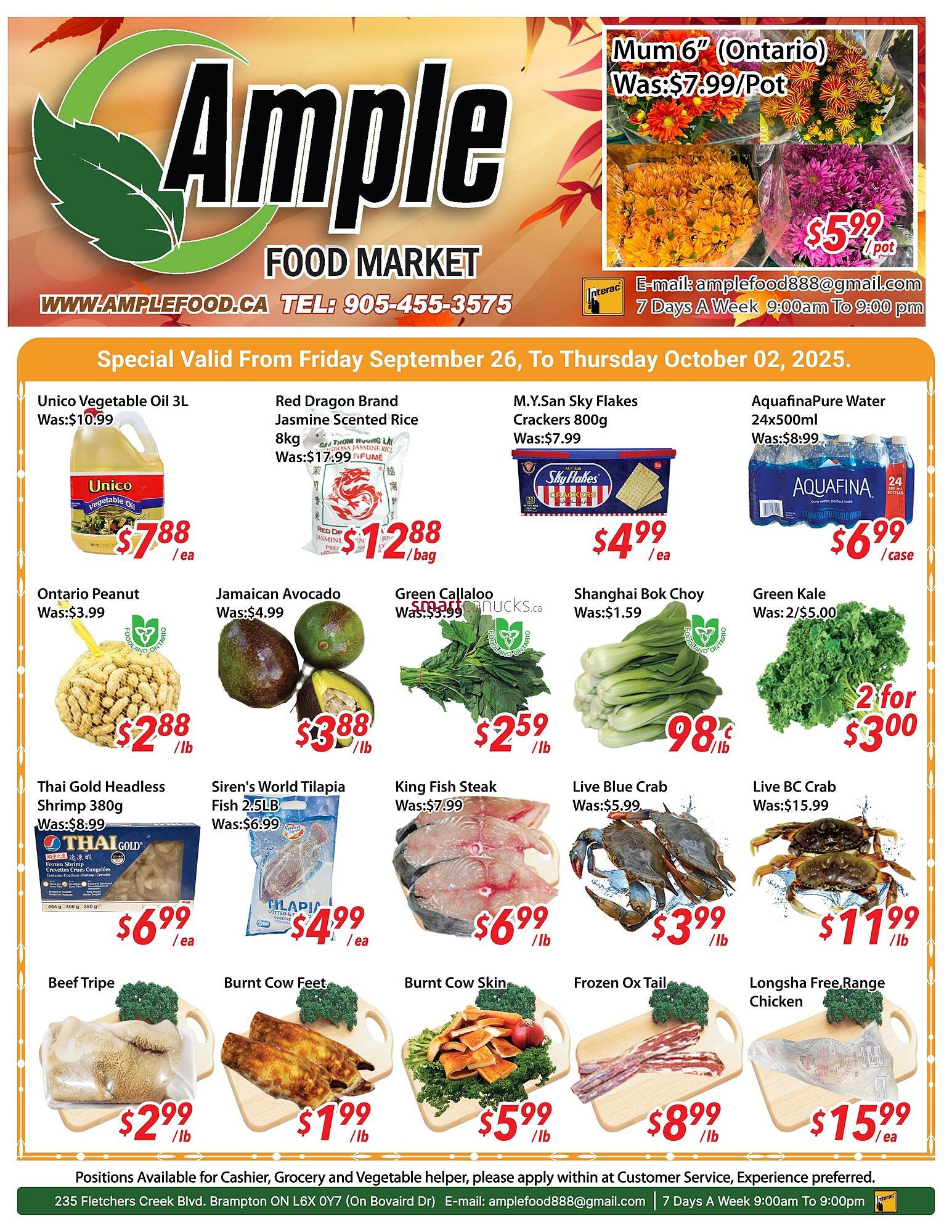 Ample Food Market flyer (2025-09-26 - 2025-10-02) | 1
