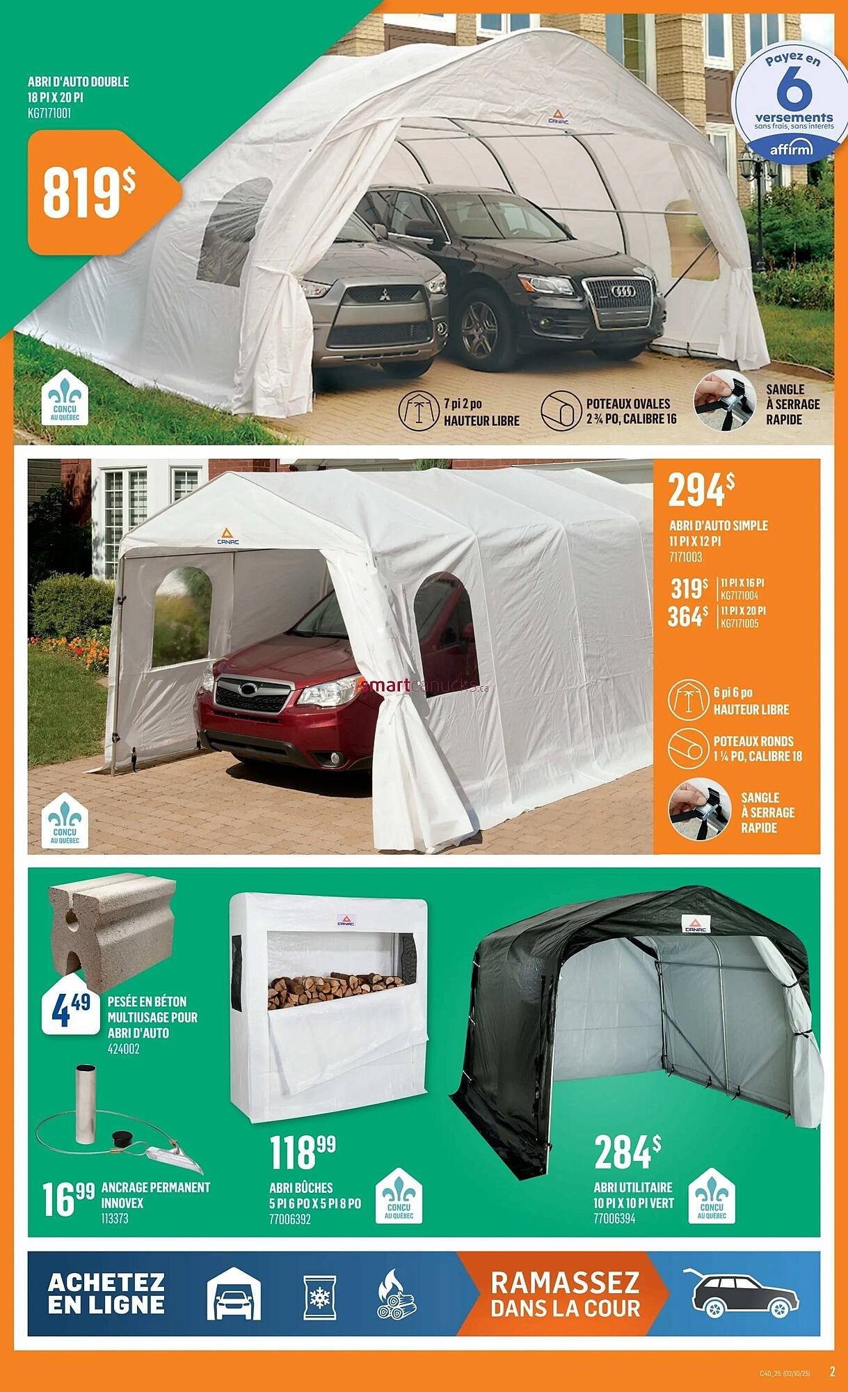 Canac flyer