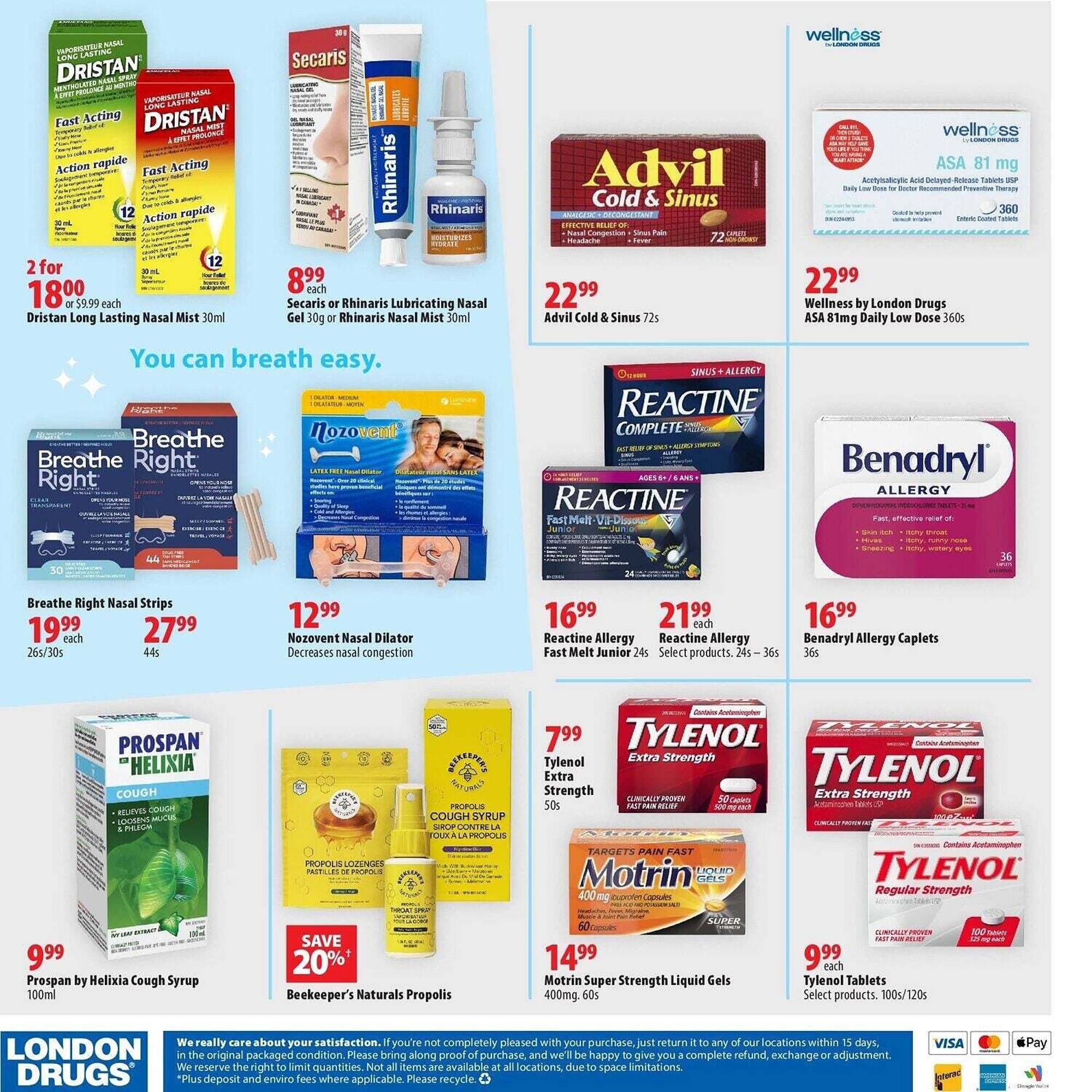 London Drugs flyer