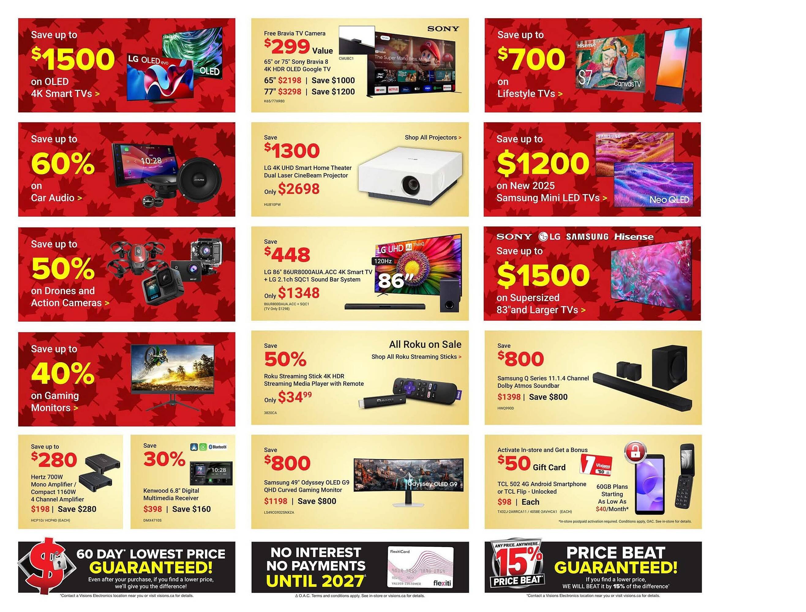 Visions Electronics flyer