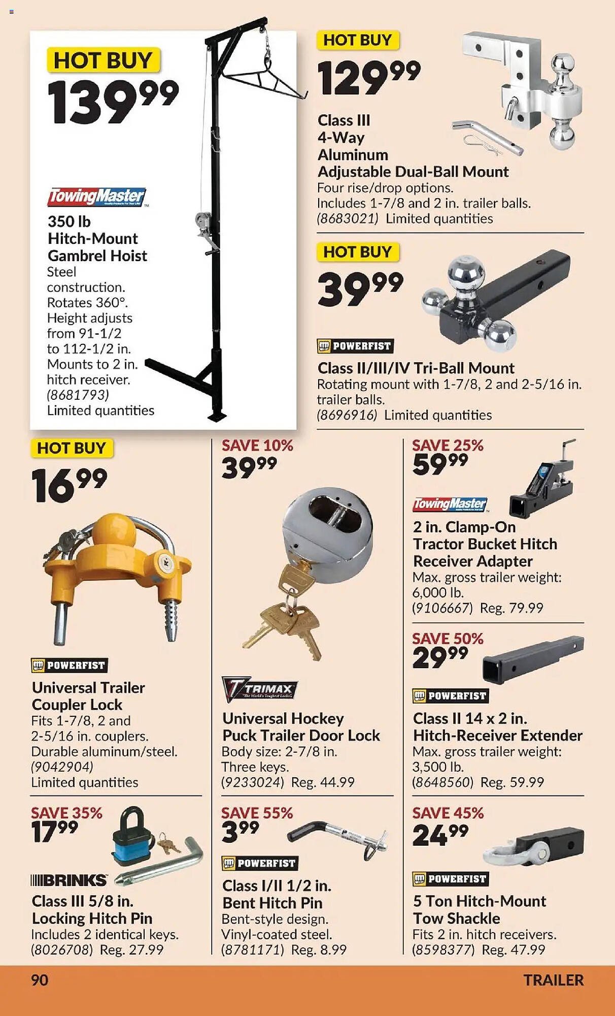 Princess Auto flyer
