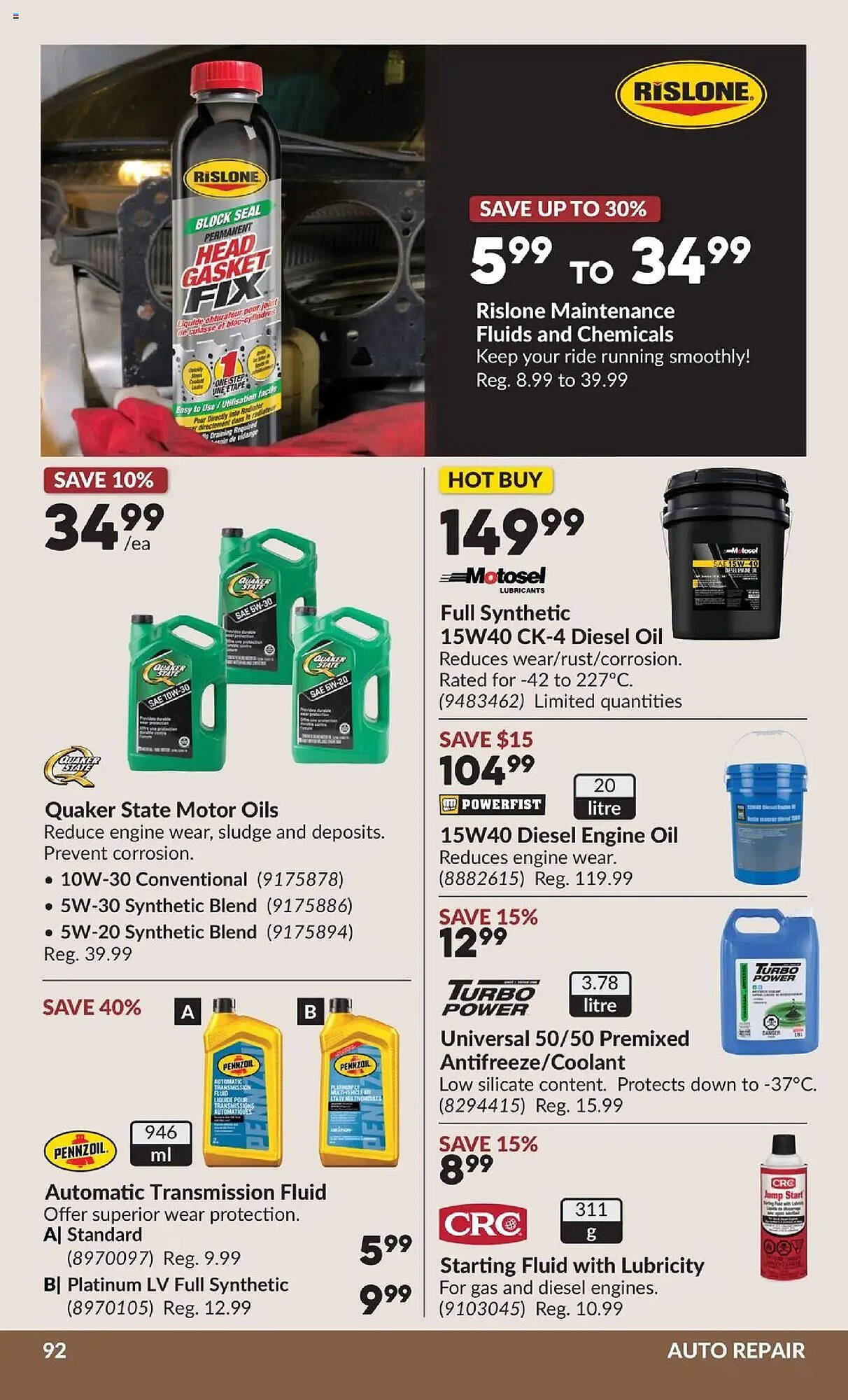 Princess Auto flyer