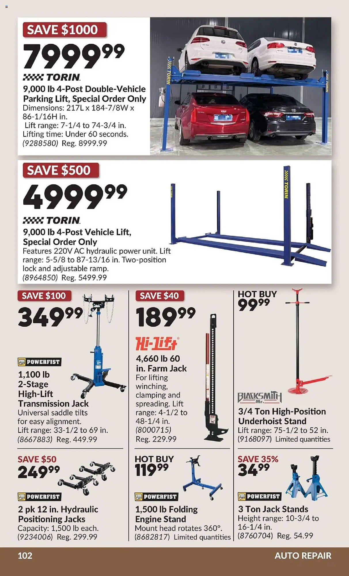 Princess Auto flyer