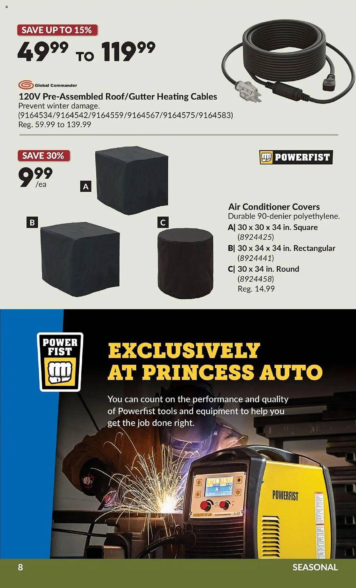 Princess Auto flyer