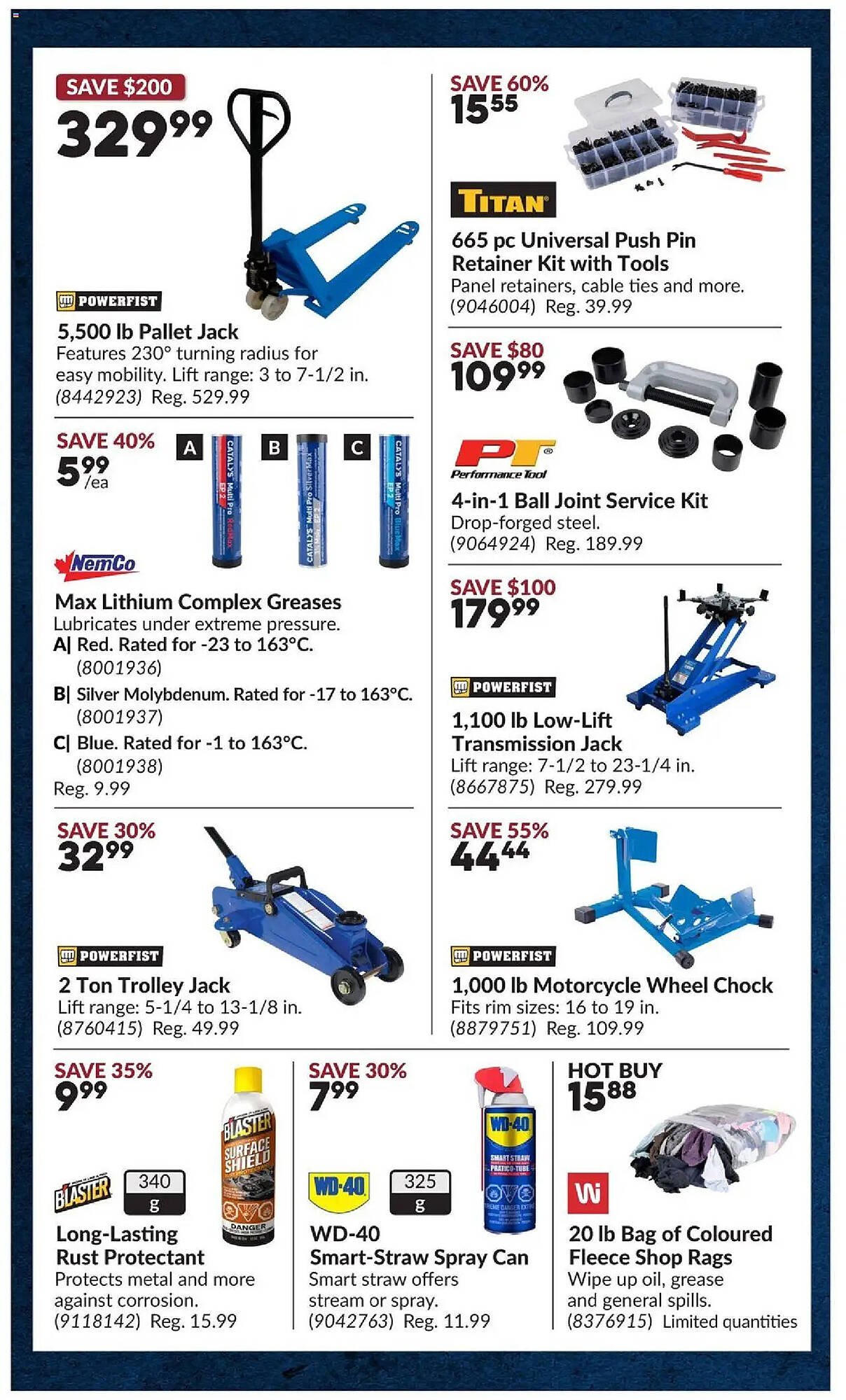 Princess Auto flyer