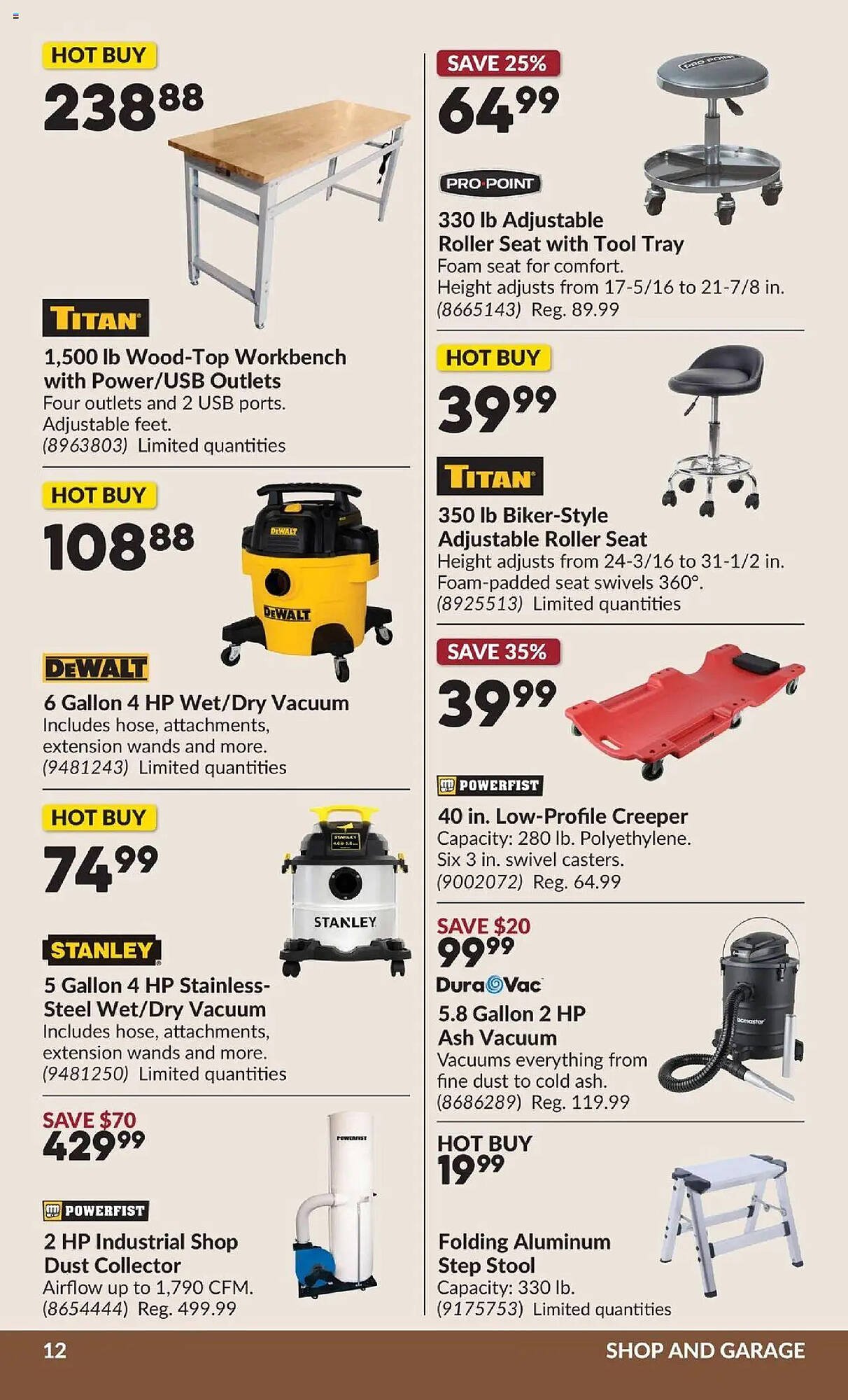 Princess Auto flyer
