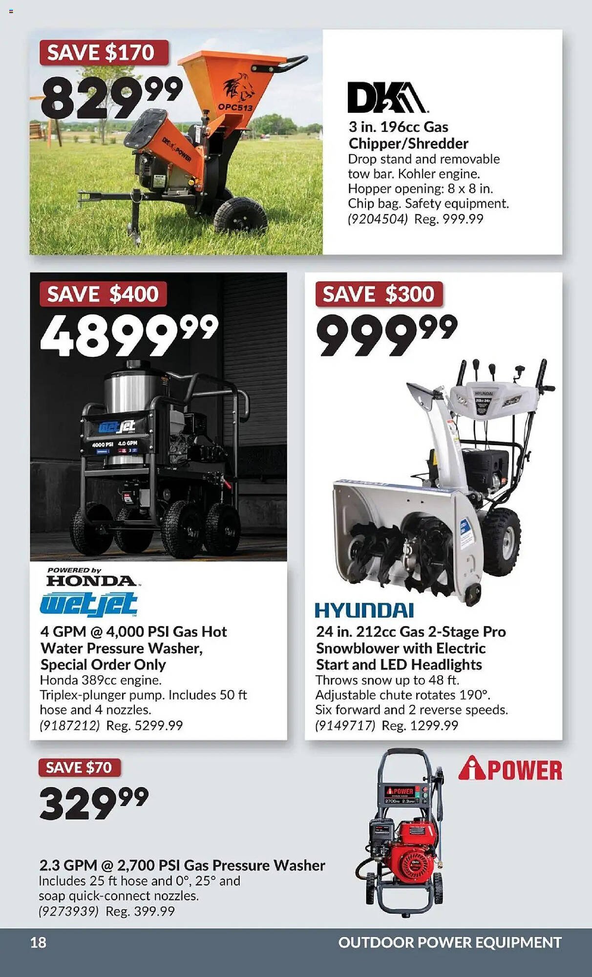 Princess Auto flyer