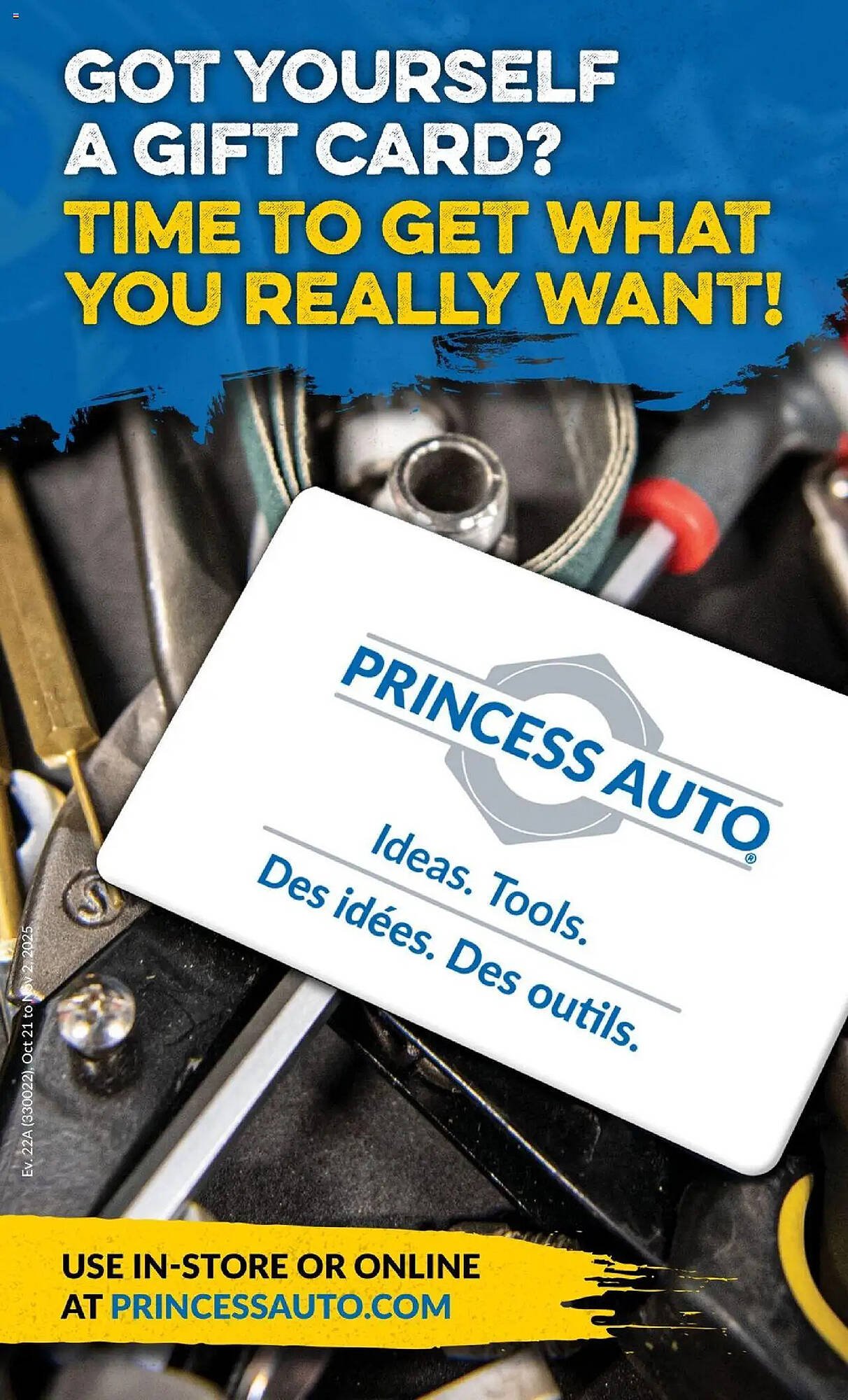 Princess Auto flyer