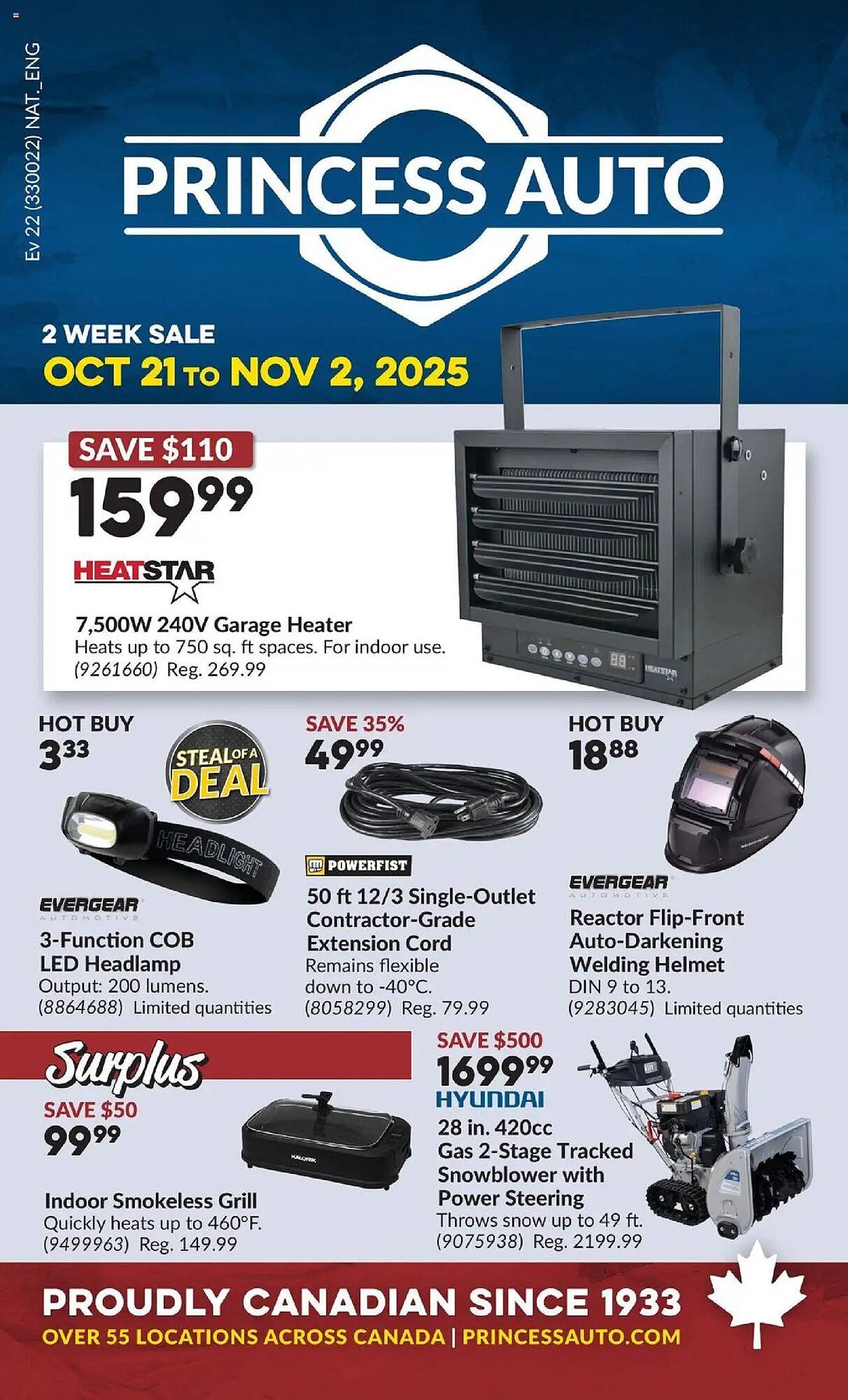 Princess Auto flyer