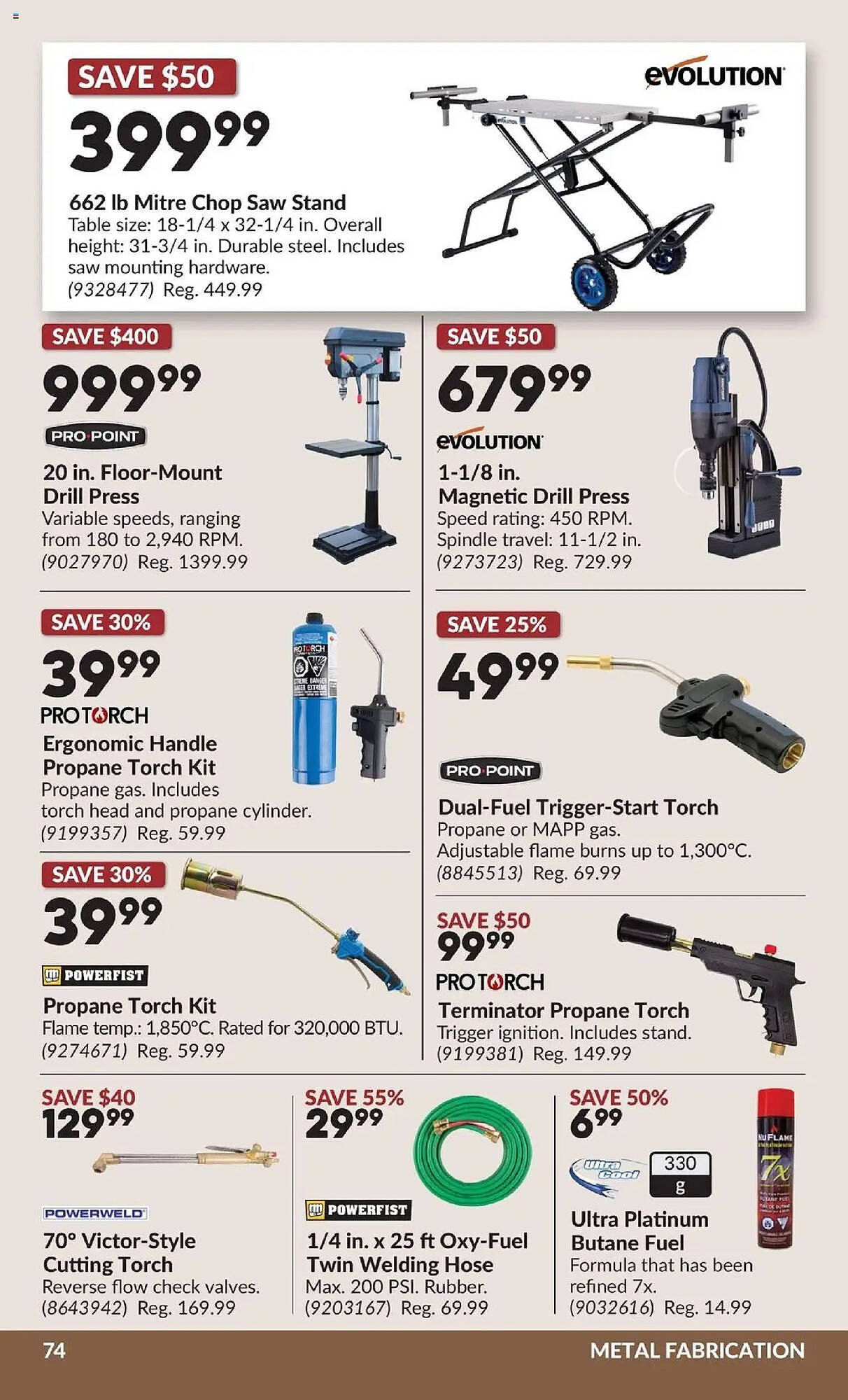 Princess Auto flyer