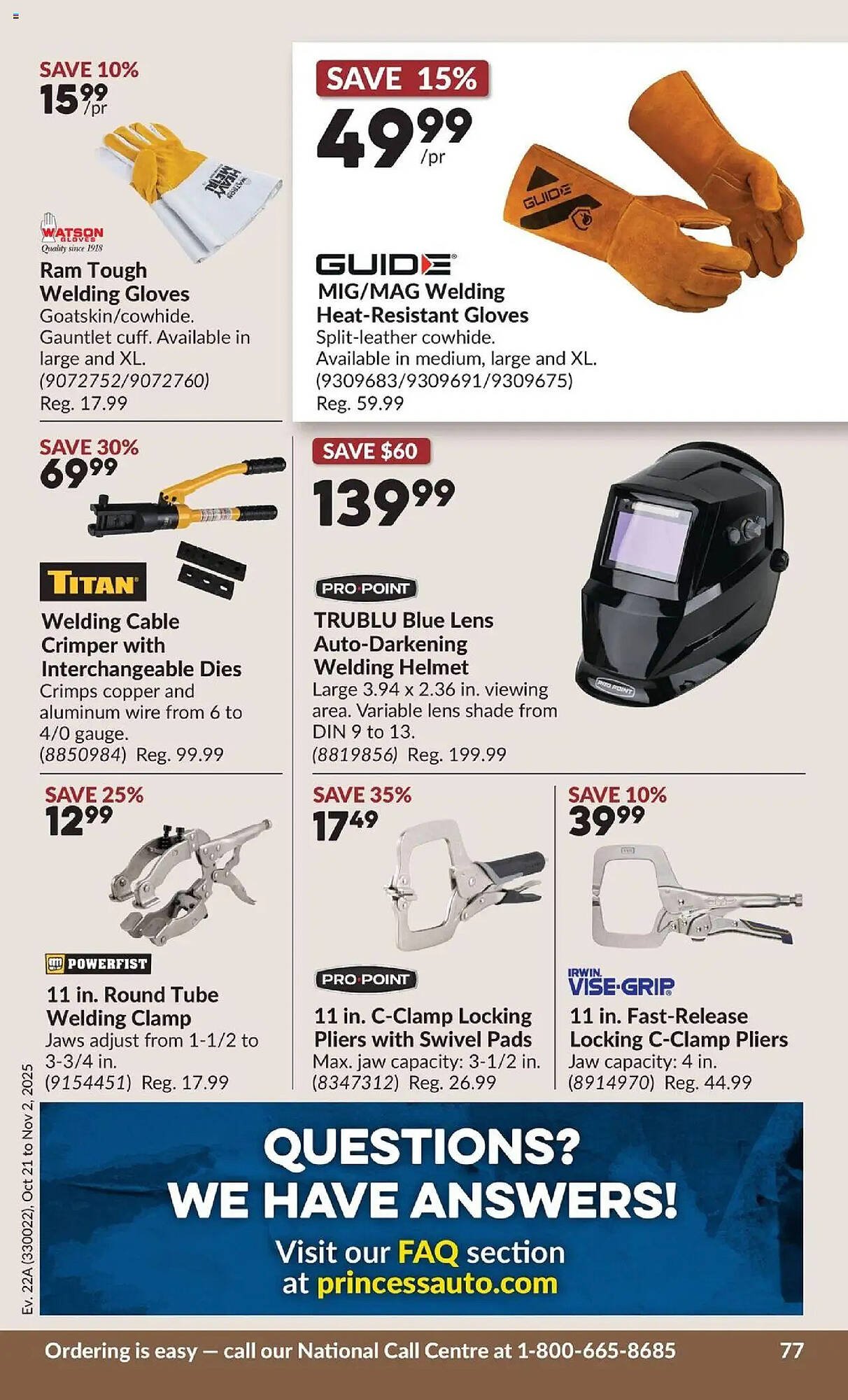 Princess Auto flyer