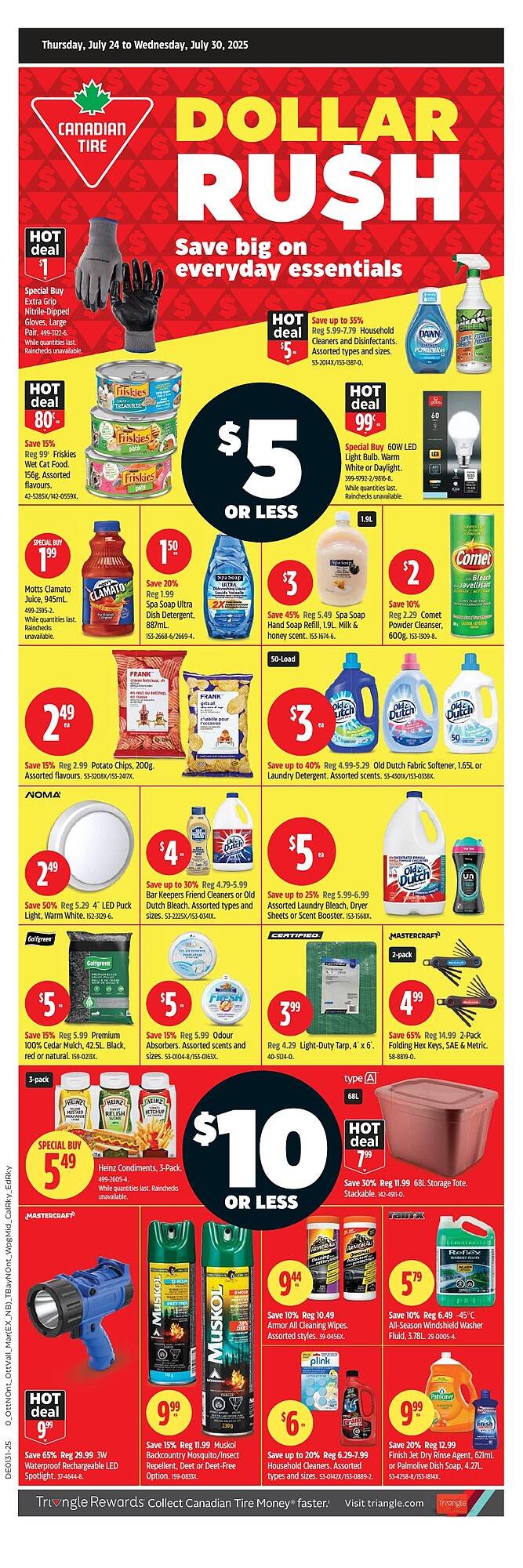 Canadian Tire flyer (2025-07-24 - 2025-07-30) | 1